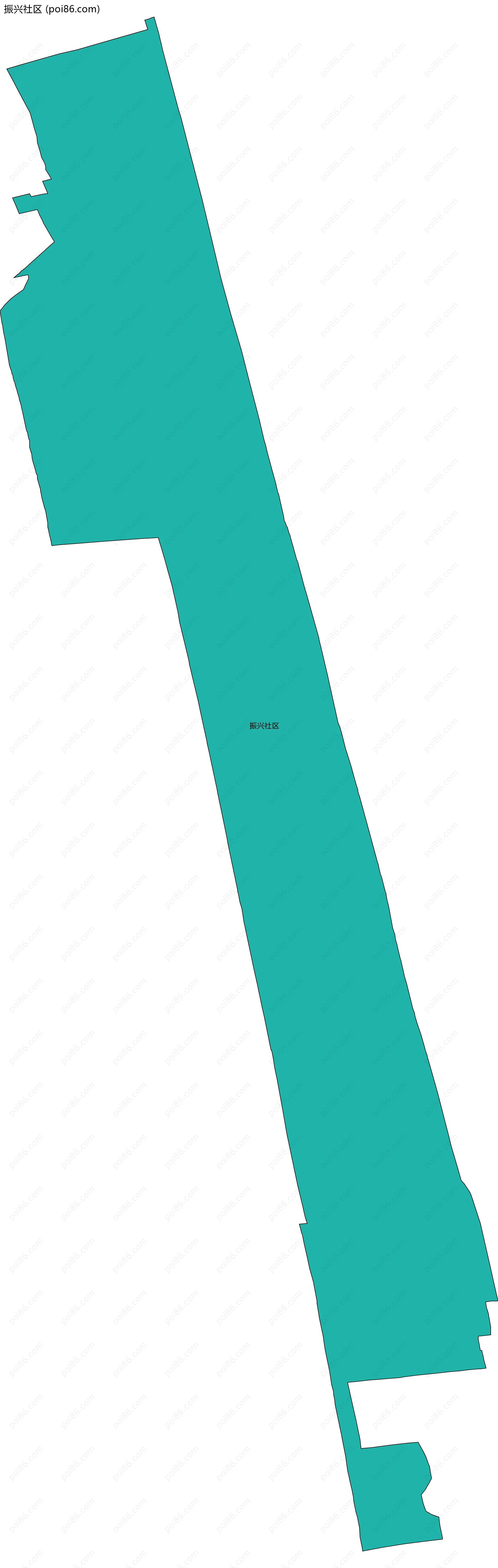 振兴社区边界地图