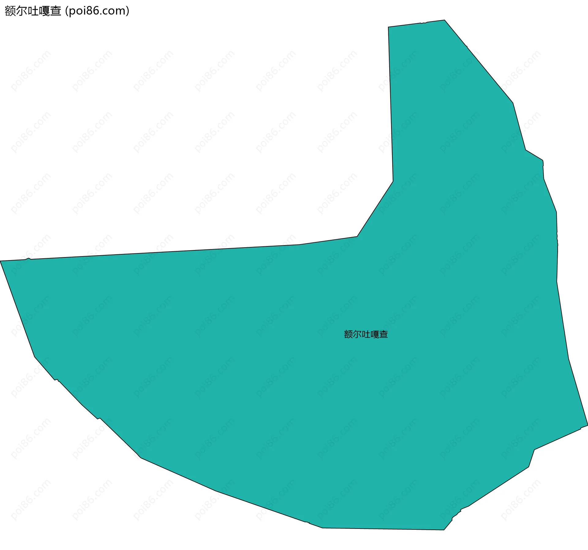 额尔吐嘎查边界地图
