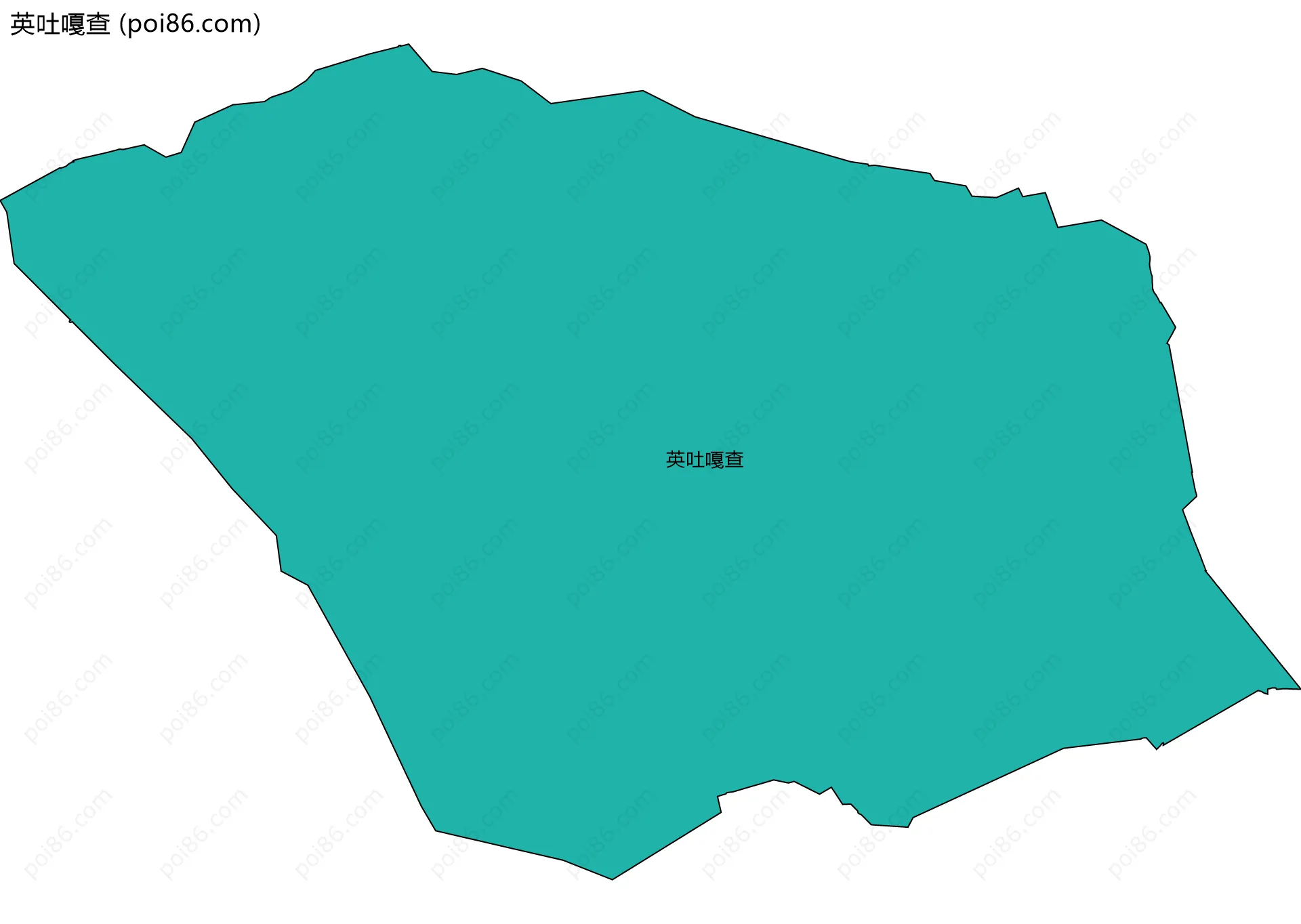 英吐嘎查边界地图