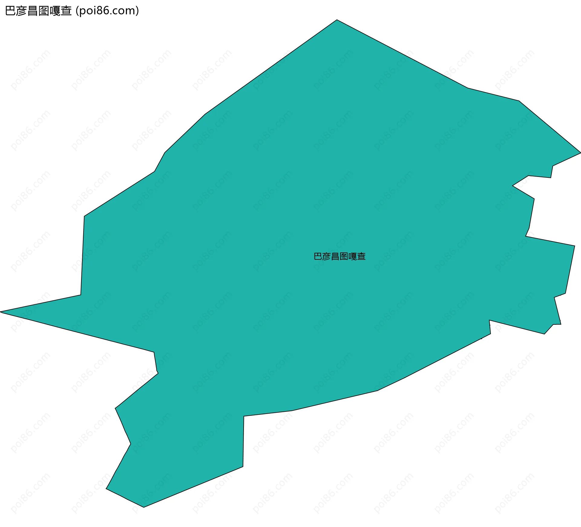 巴彦昌图嘎查边界地图