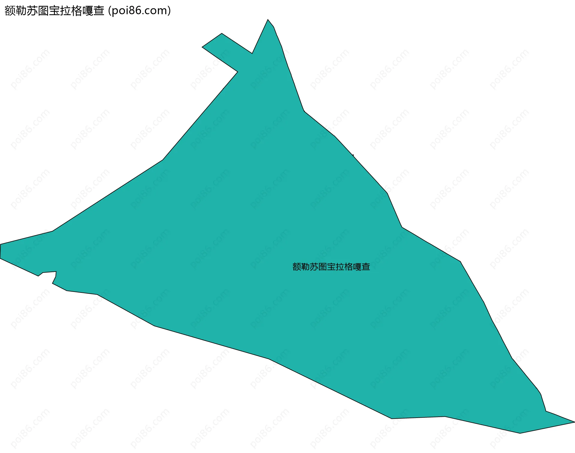 额勒苏图宝拉格嘎查边界地图