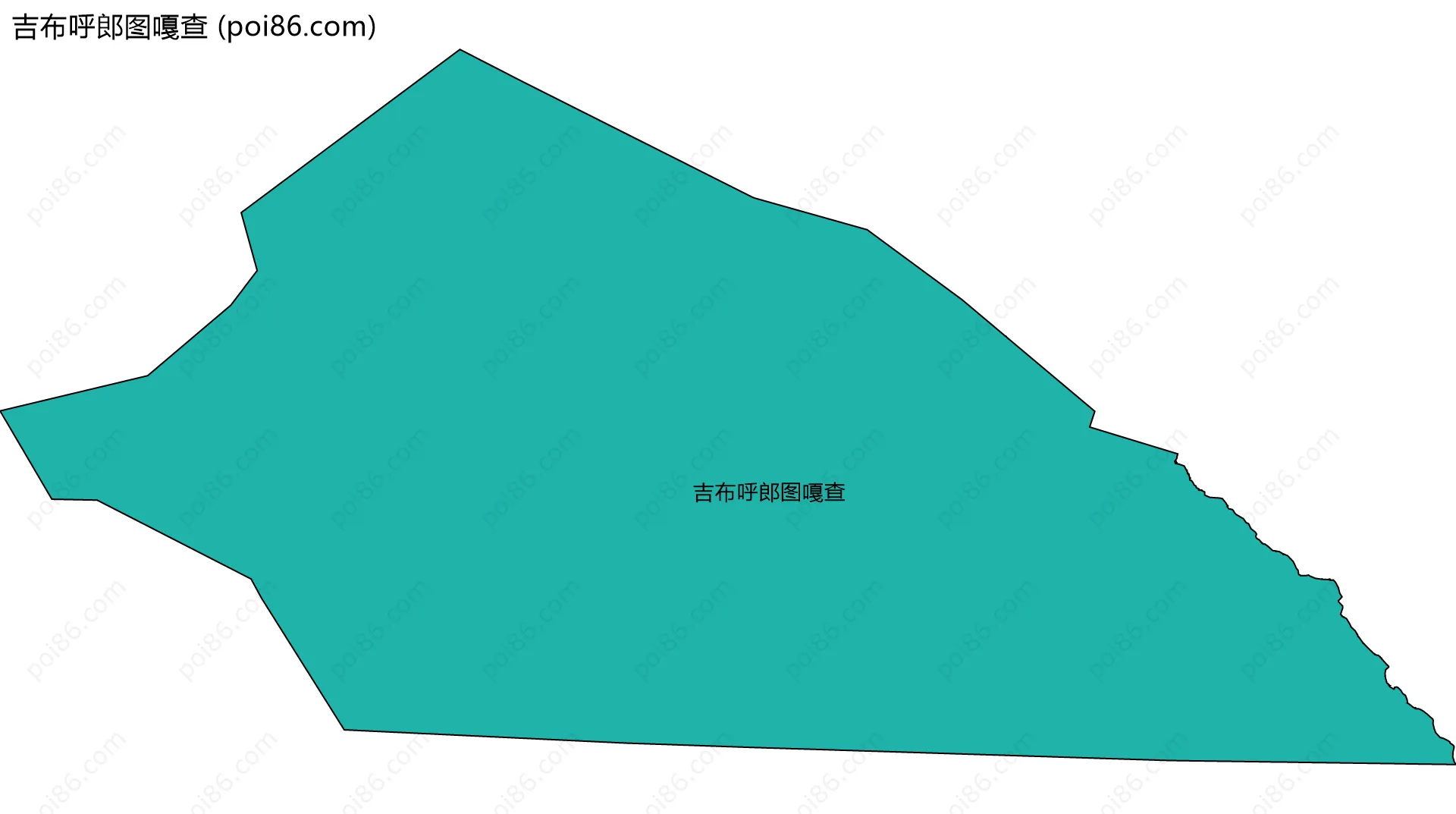 吉布呼郎图嘎查边界地图