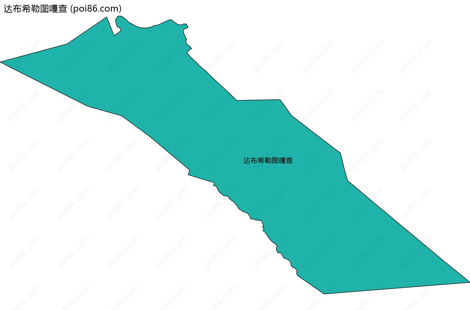 达布希勒图嘎查边界地图