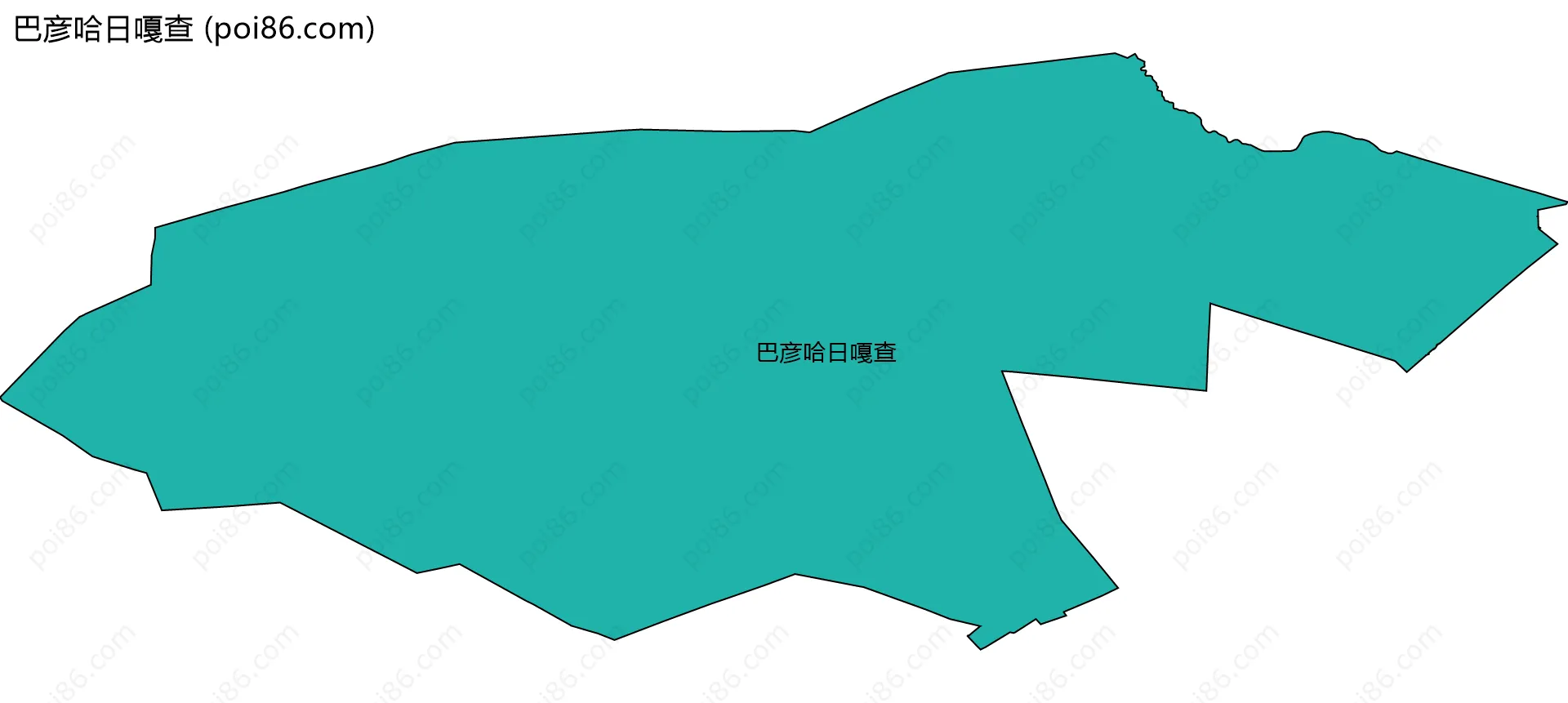 巴彦哈日嘎查边界地图