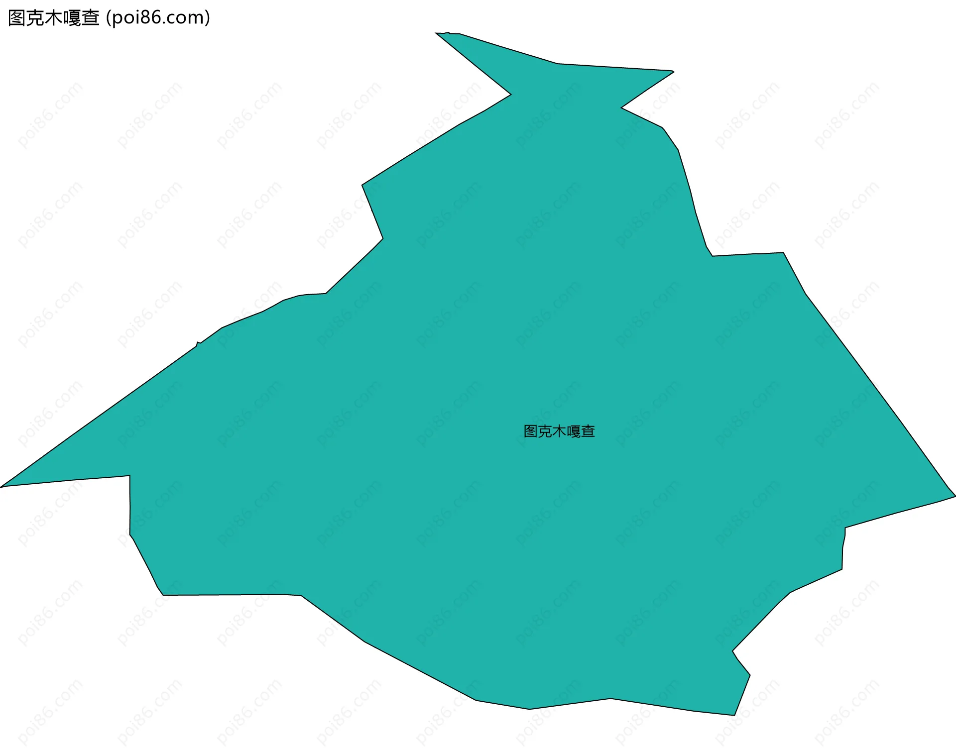 图克木嘎查边界地图