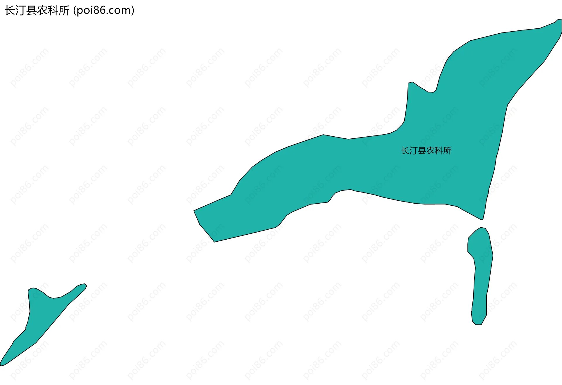 长汀县农科所边界地图