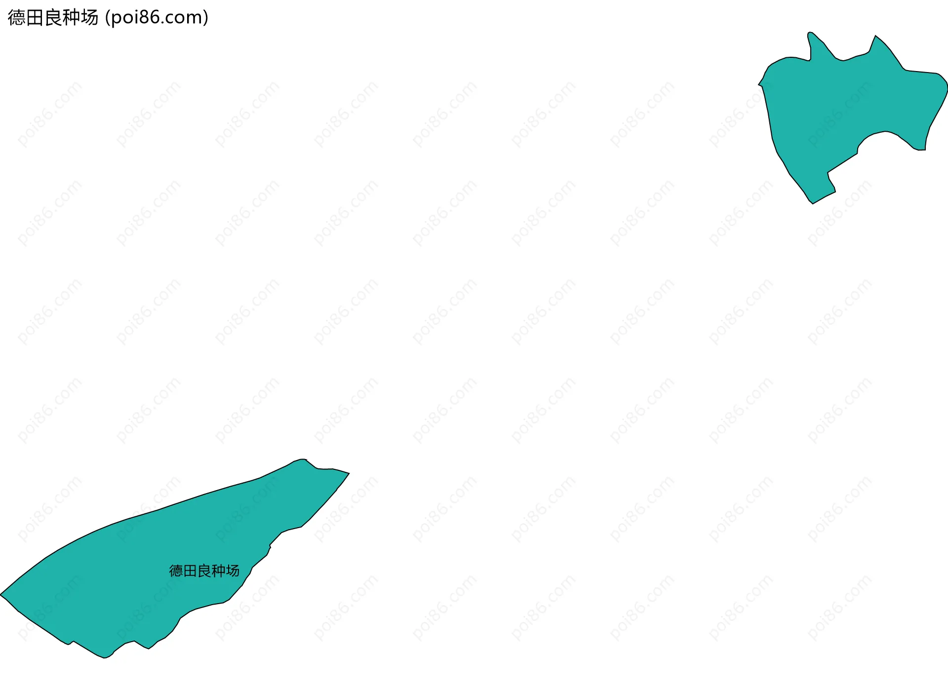 德田良种场边界地图