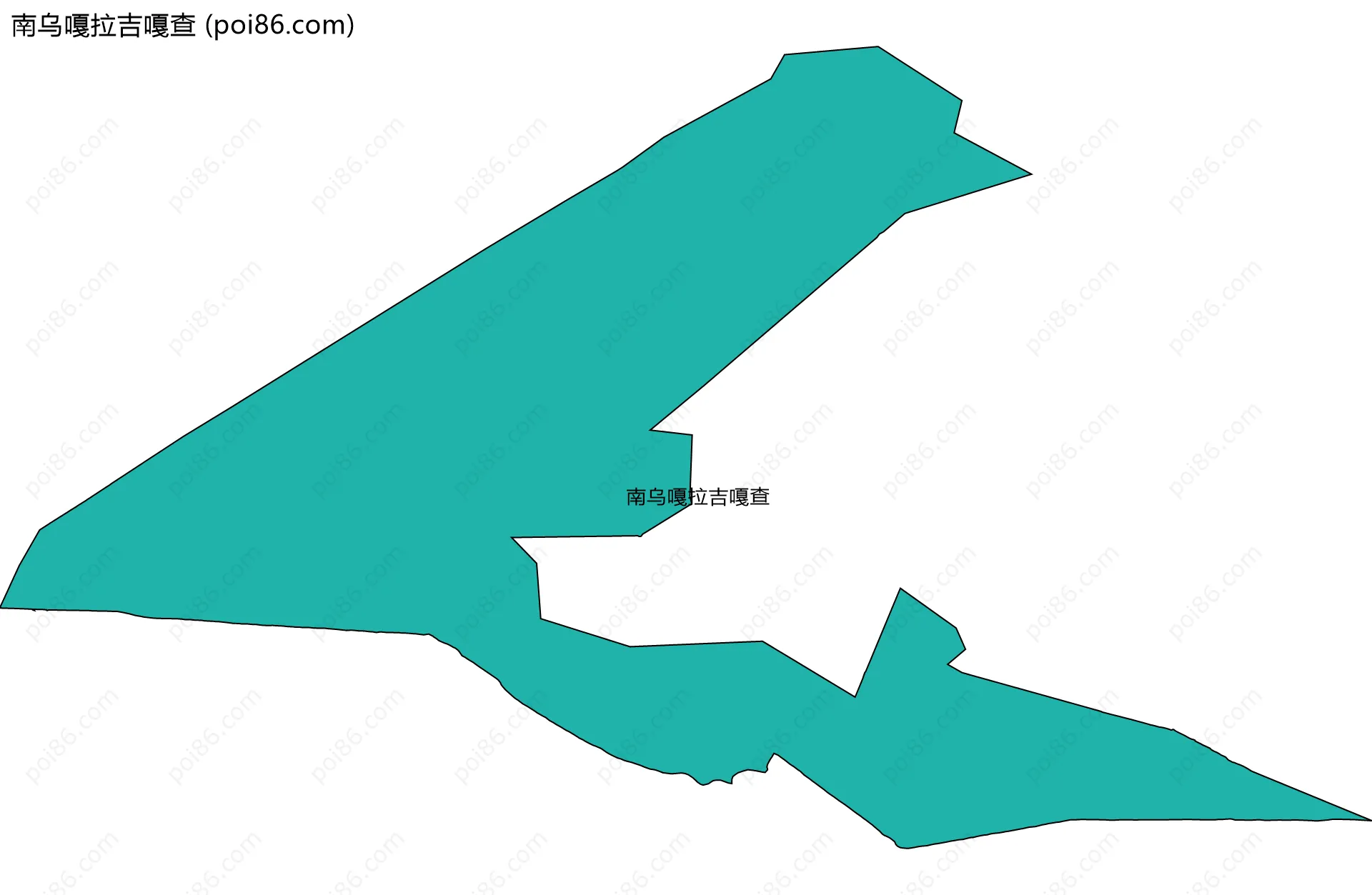 南乌嘎拉吉嘎查边界地图