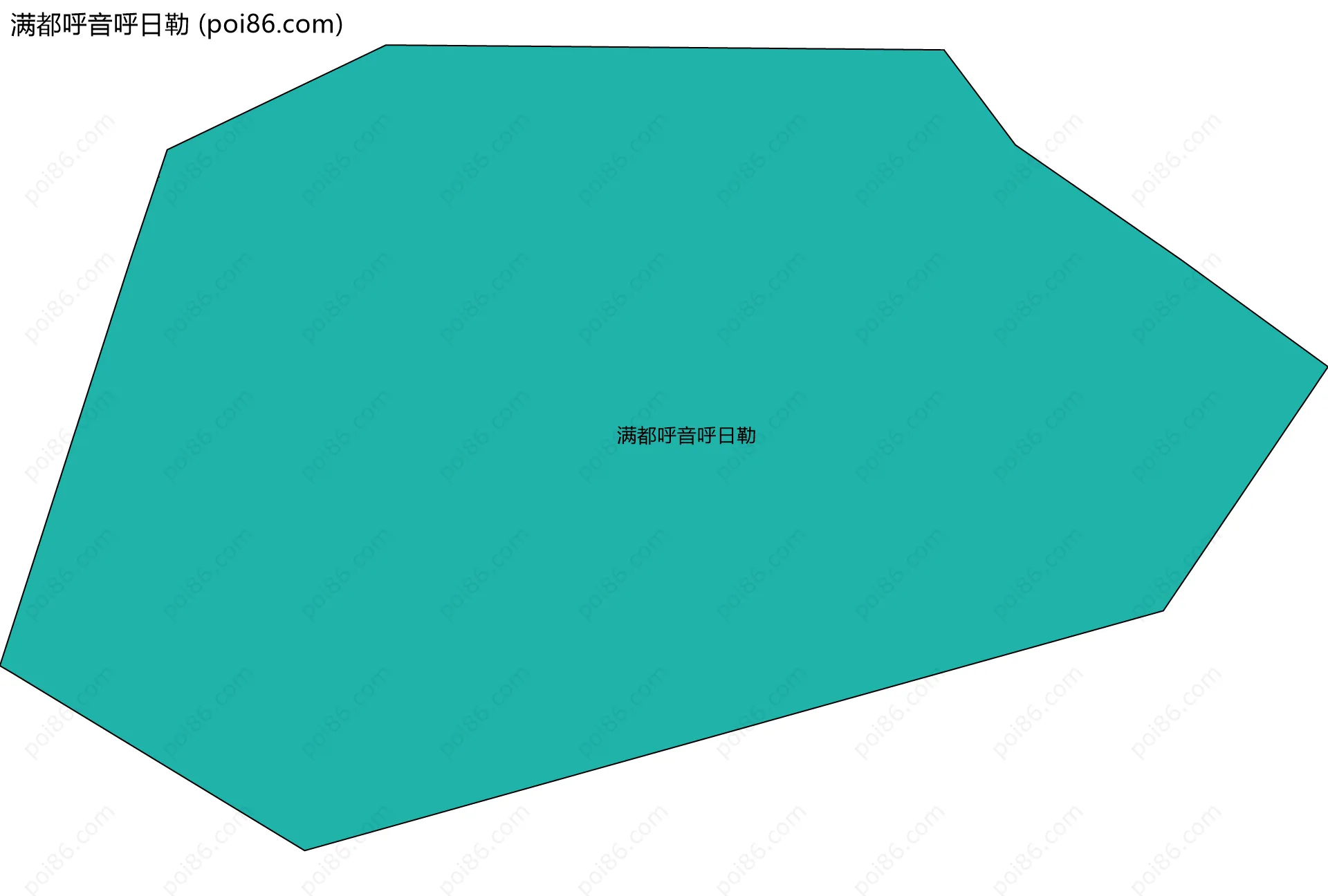 满都呼音呼日勒边界地图