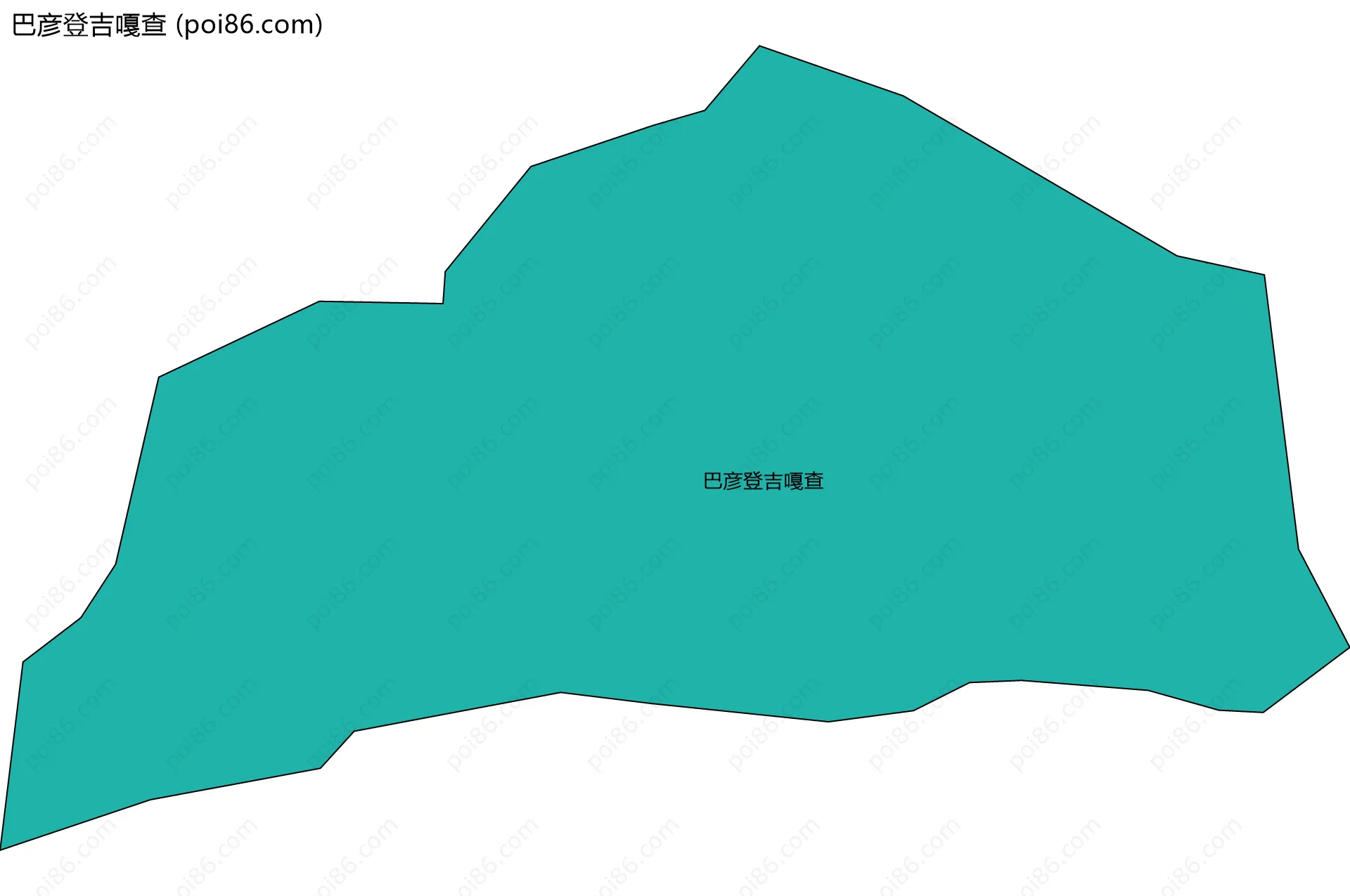 巴彦登吉嘎查边界地图