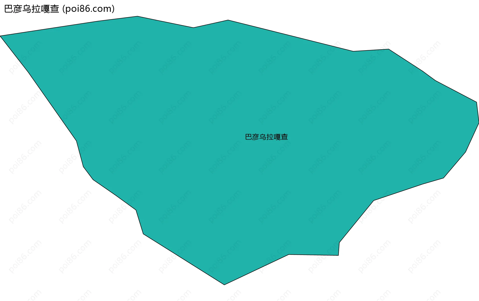 巴彦乌拉嘎查边界地图