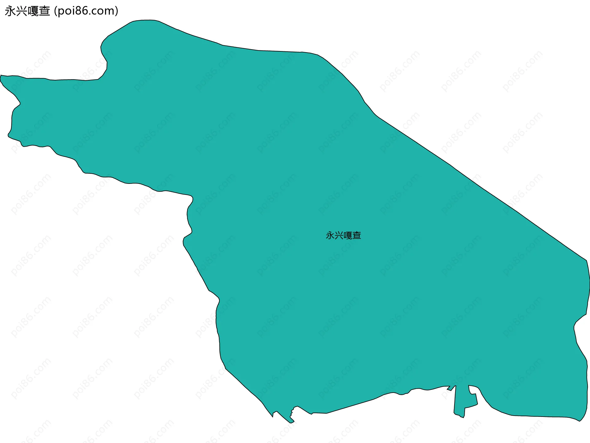 永兴嘎查边界地图
