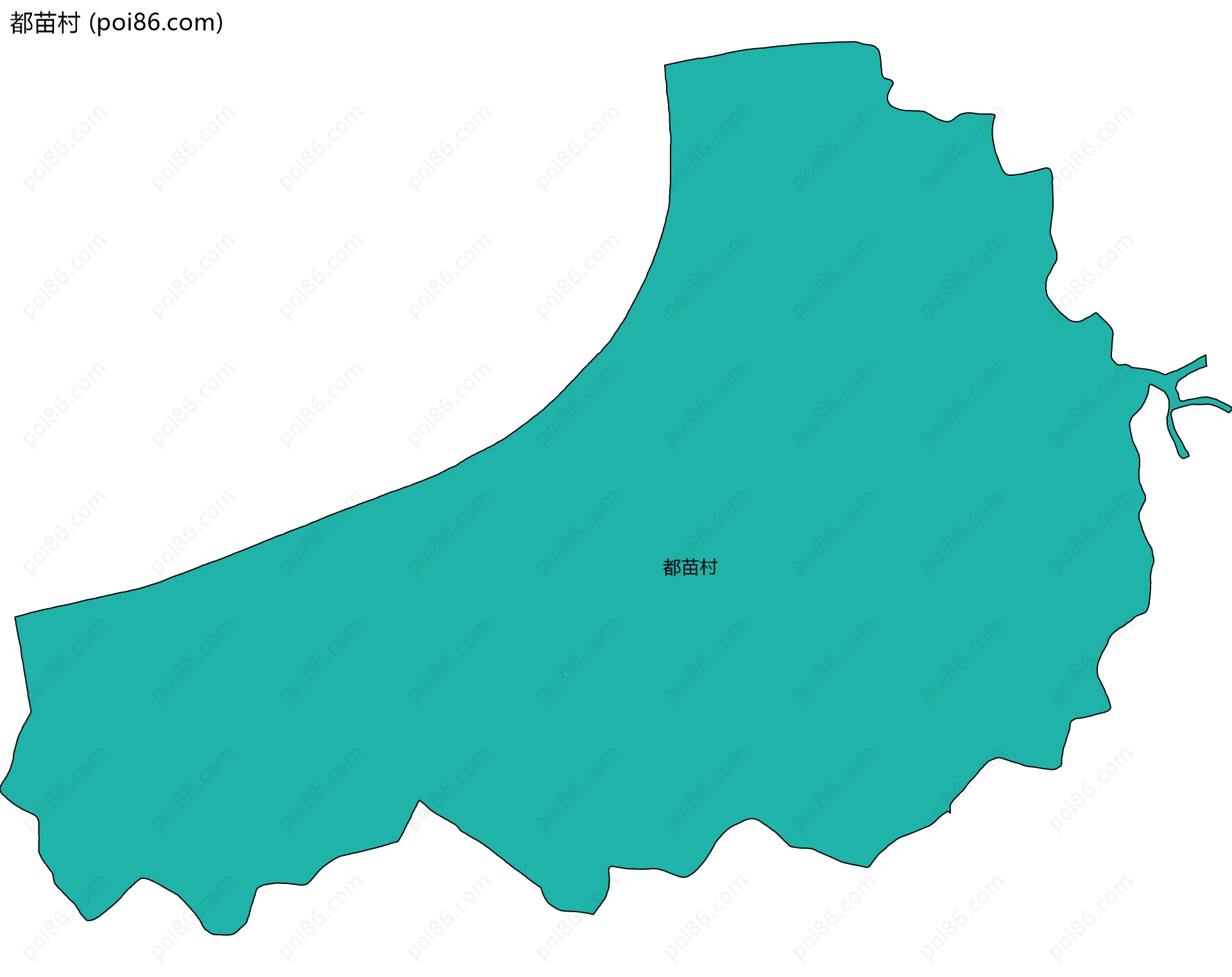 都苗村边界地图