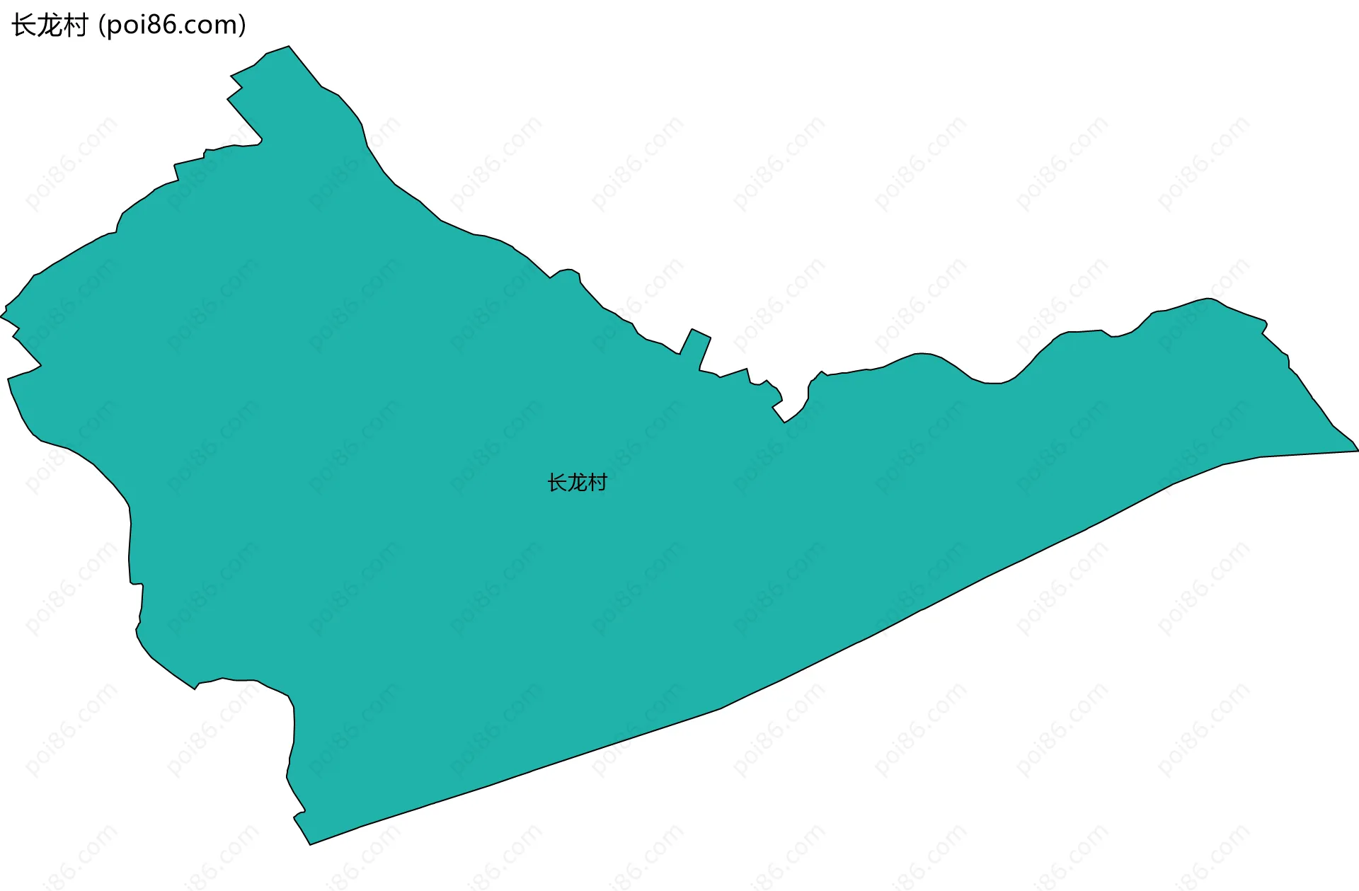 长龙村边界地图