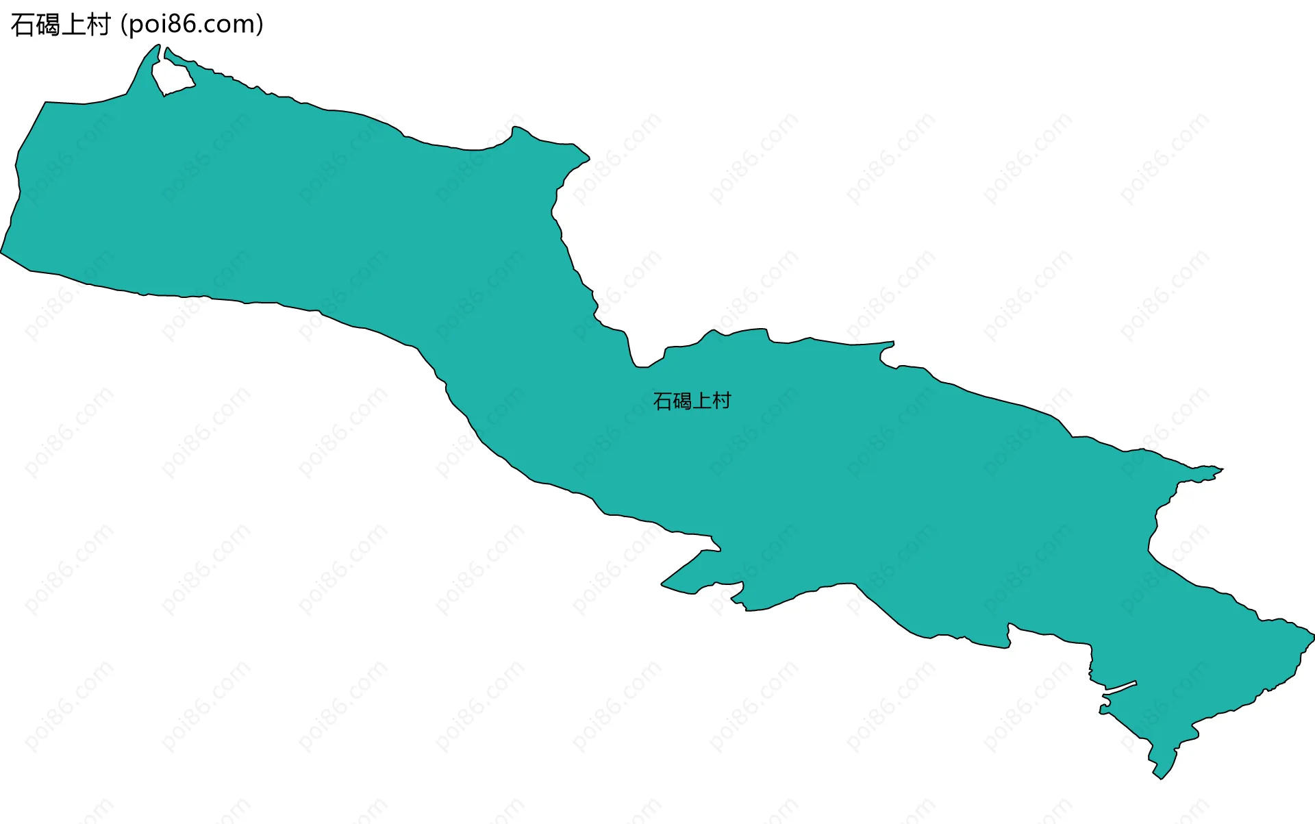 石碣上村边界地图