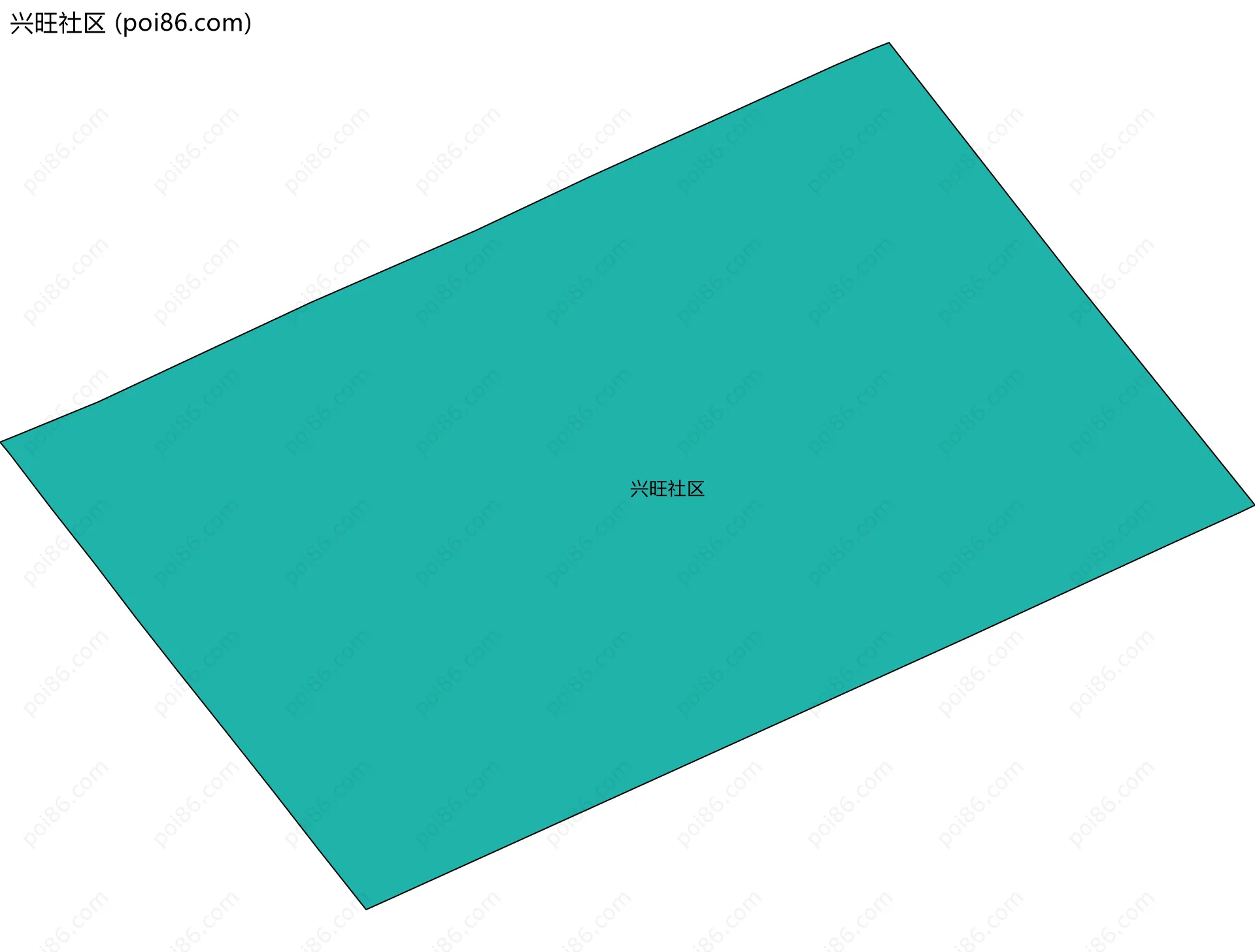 兴旺社区边界地图