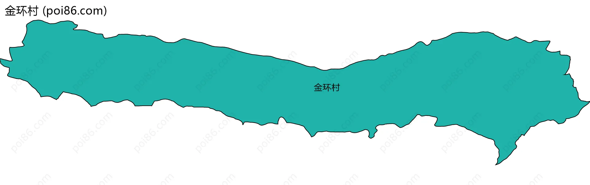 金环村边界地图