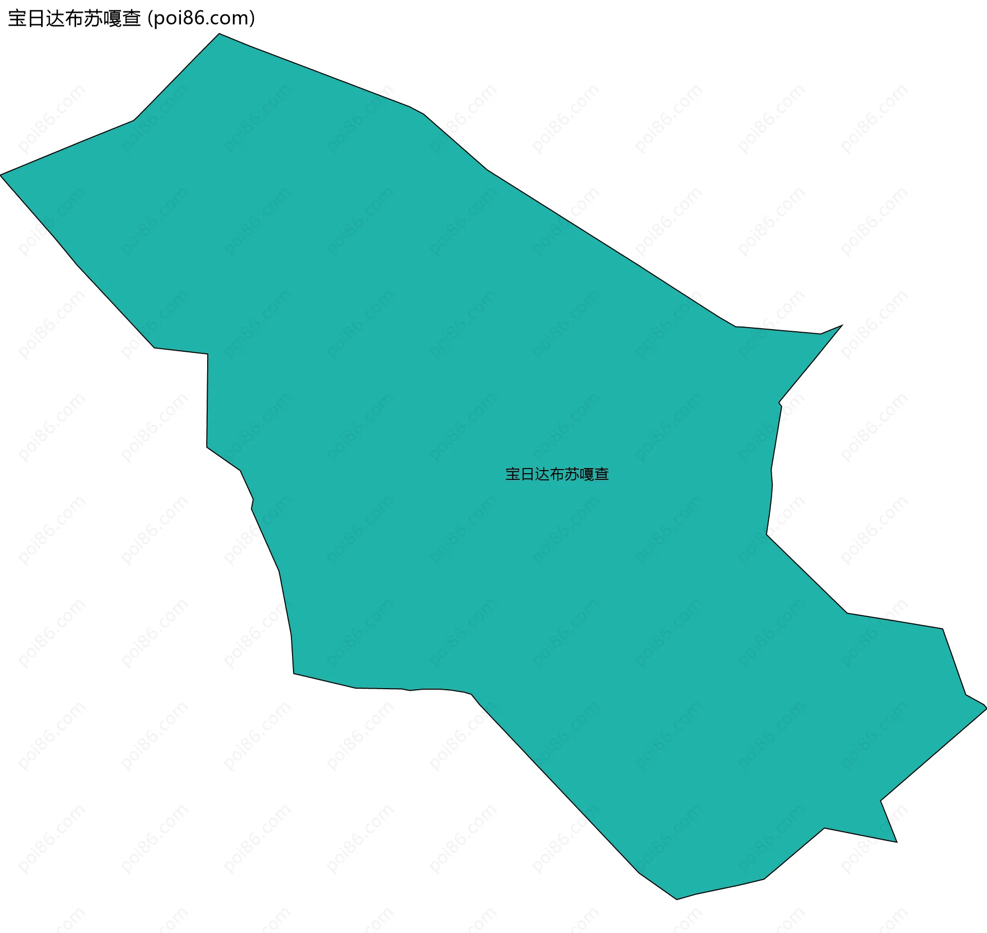 宝日达布苏嘎查边界地图