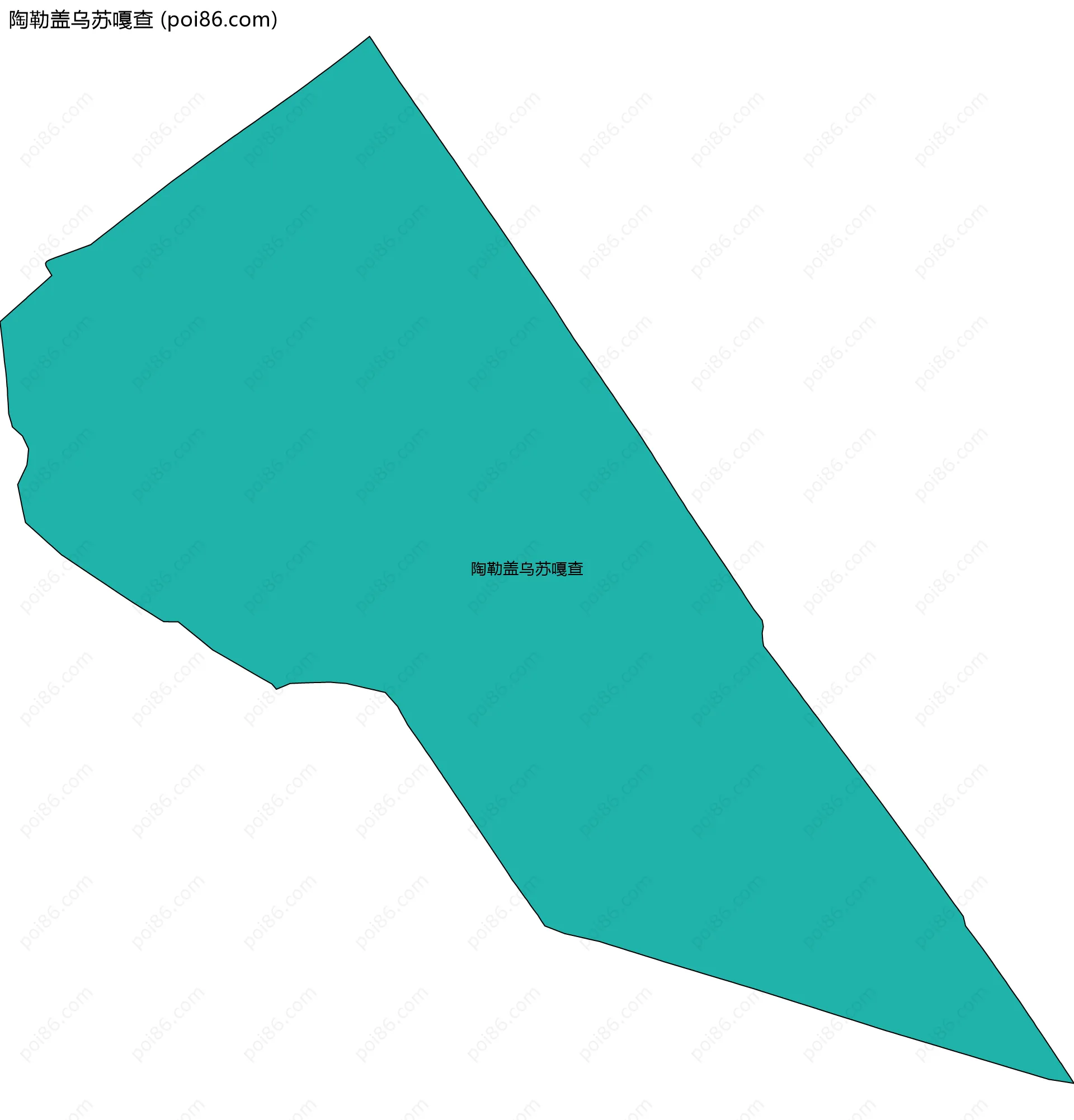 陶勒盖乌苏嘎查边界地图