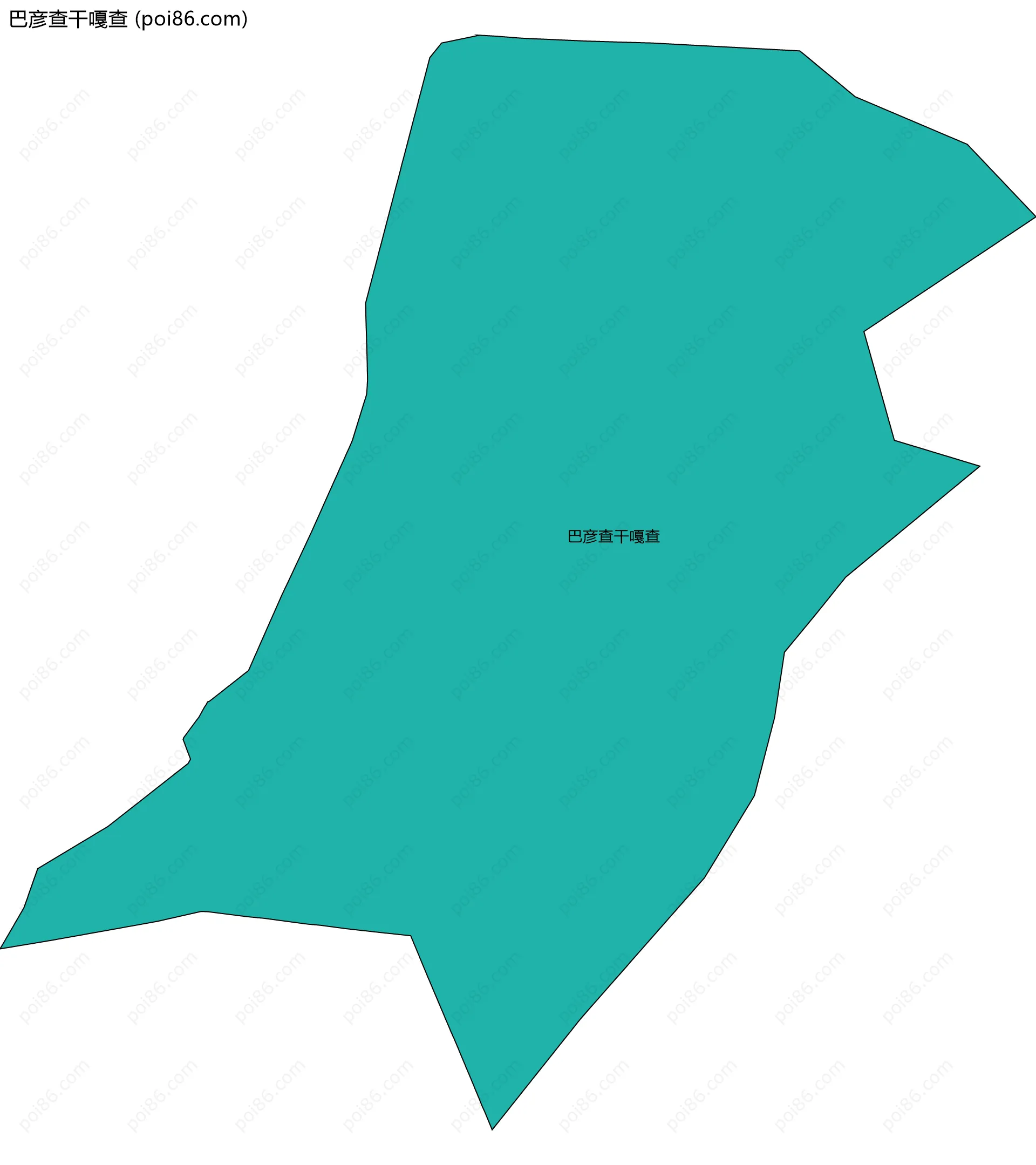 巴彦查干嘎查边界地图