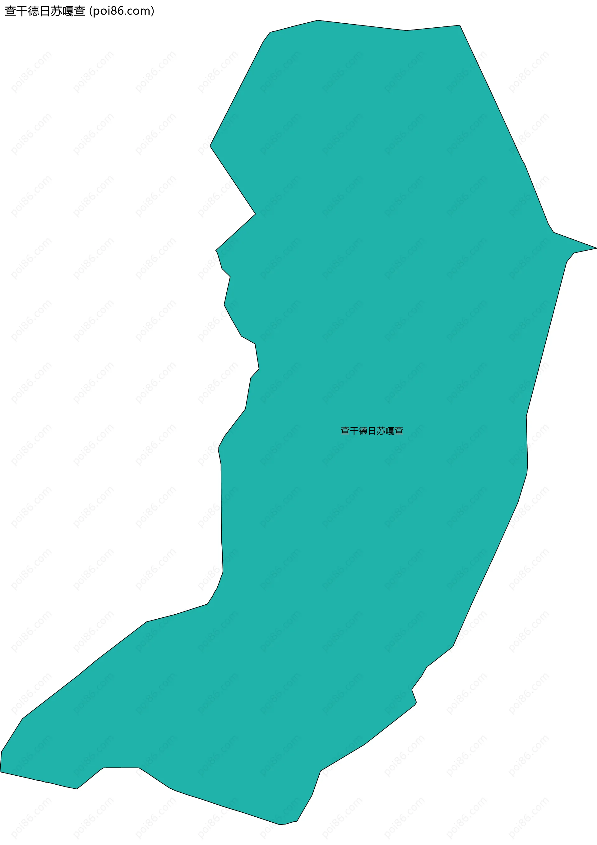 查干德日苏嘎查边界地图