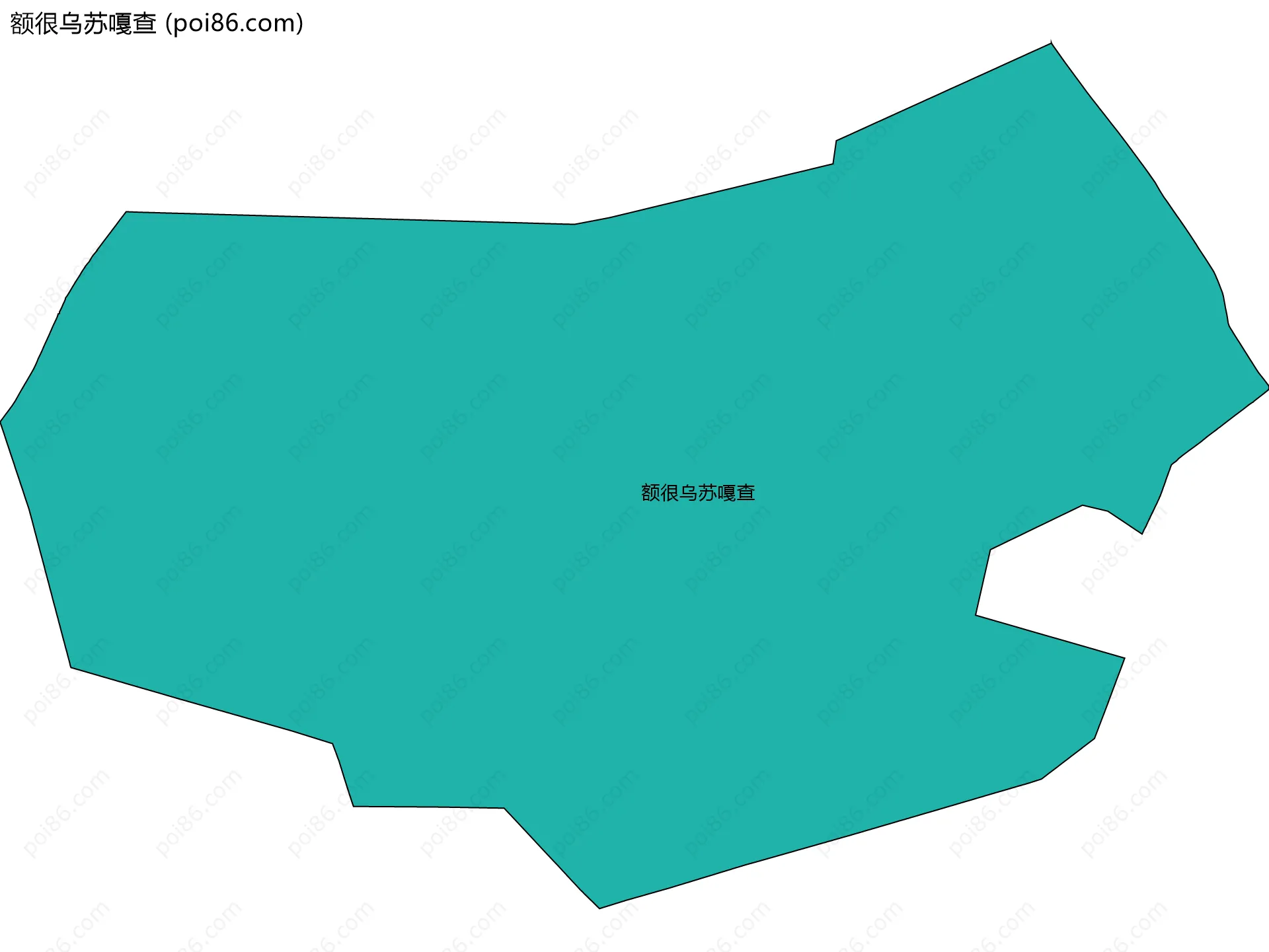 额很乌苏嘎查边界地图
