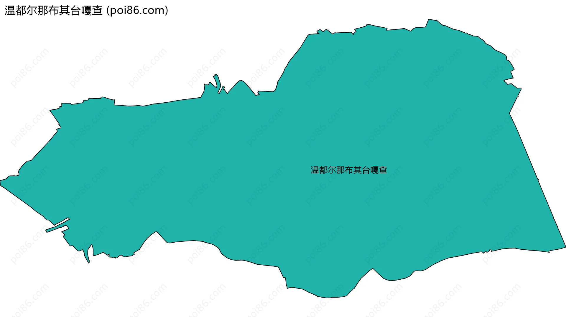 温都尔那布其台嘎查边界地图