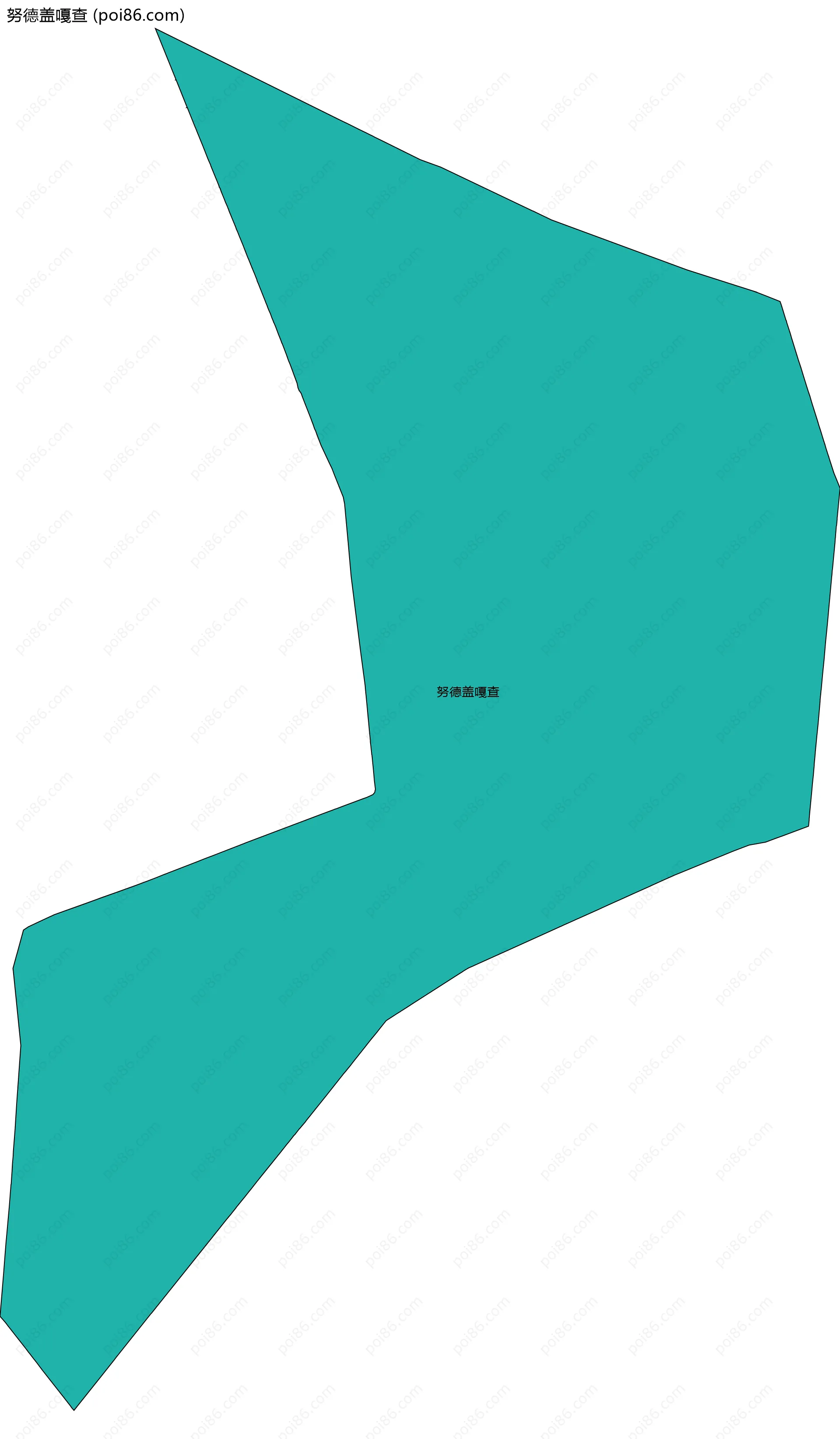 努德盖嘎查边界地图