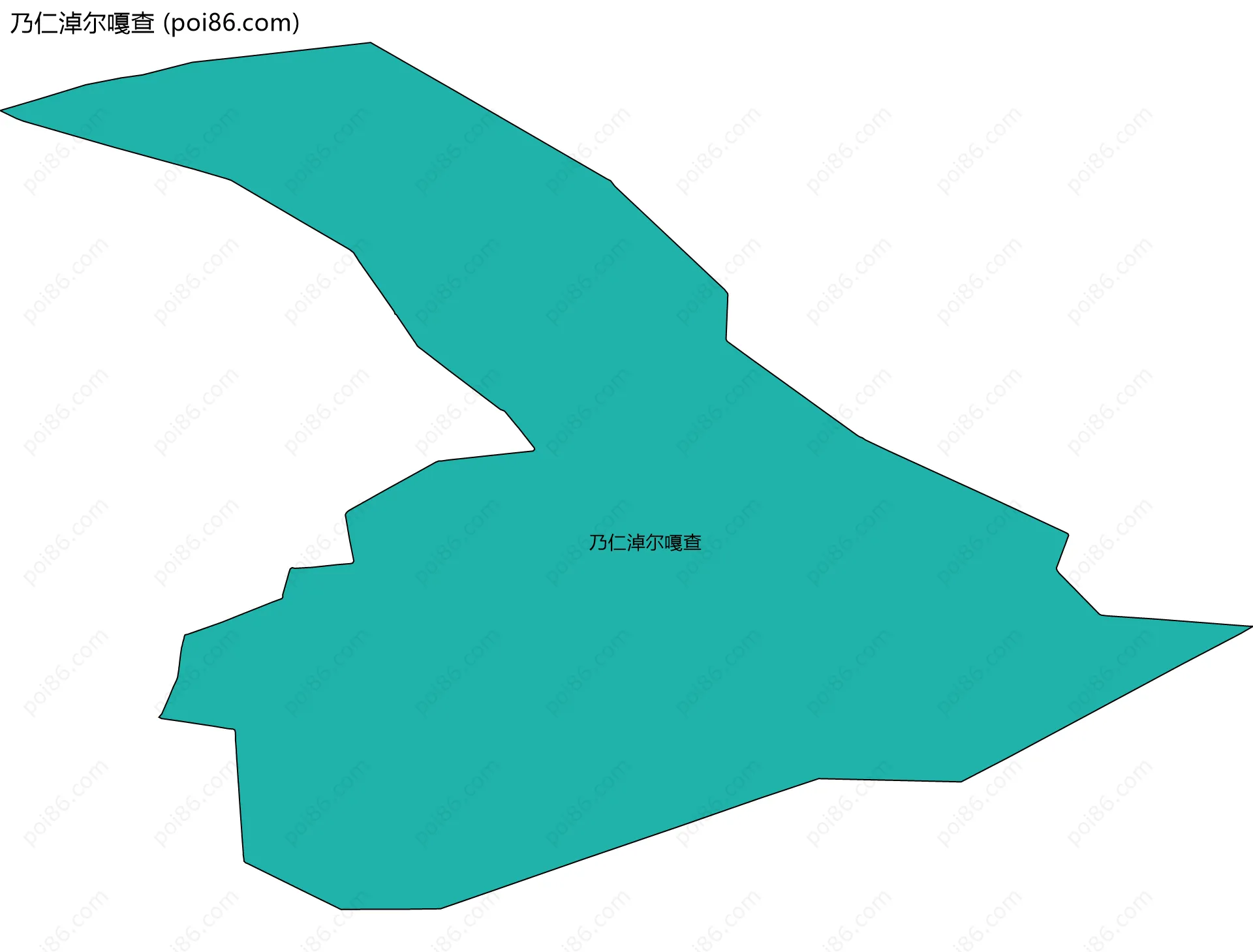 乃仁淖尔嘎查边界地图