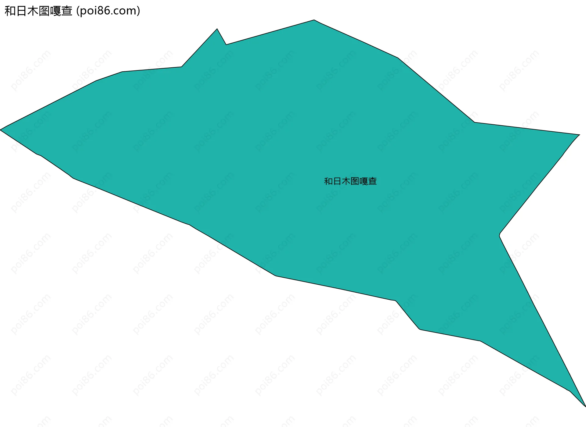 和日木图嘎查边界地图