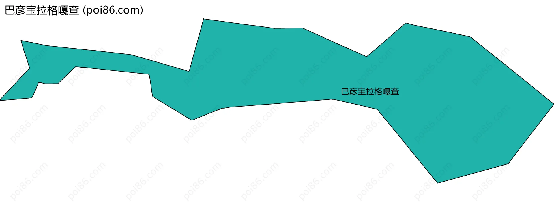 巴彦宝拉格嘎查边界地图