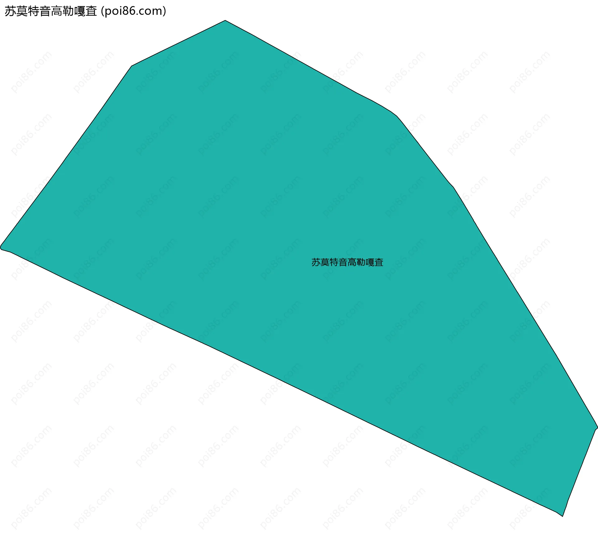 苏莫特音高勒嘎査边界地图