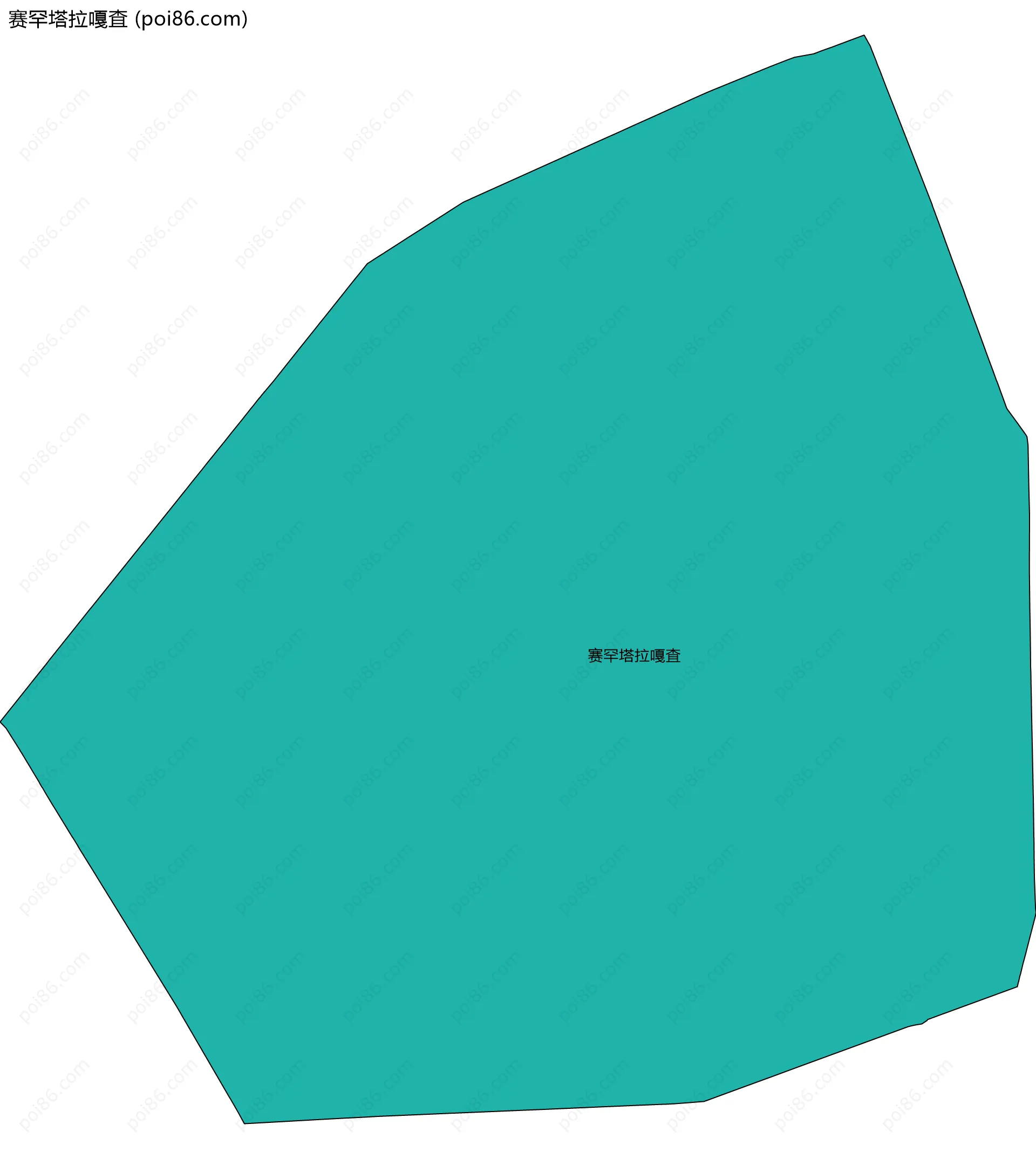 赛罕塔拉嘎査边界地图