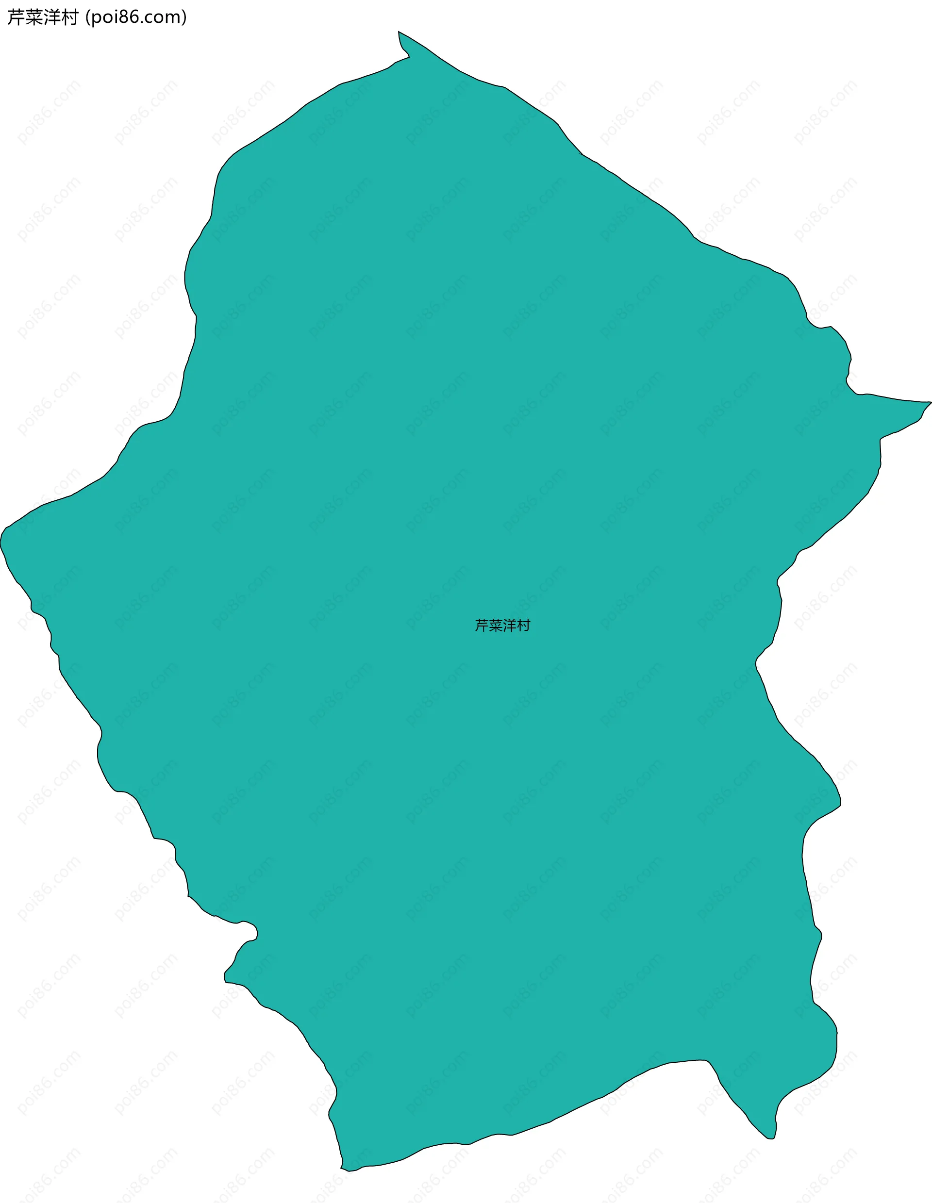 芹菜洋村边界地图