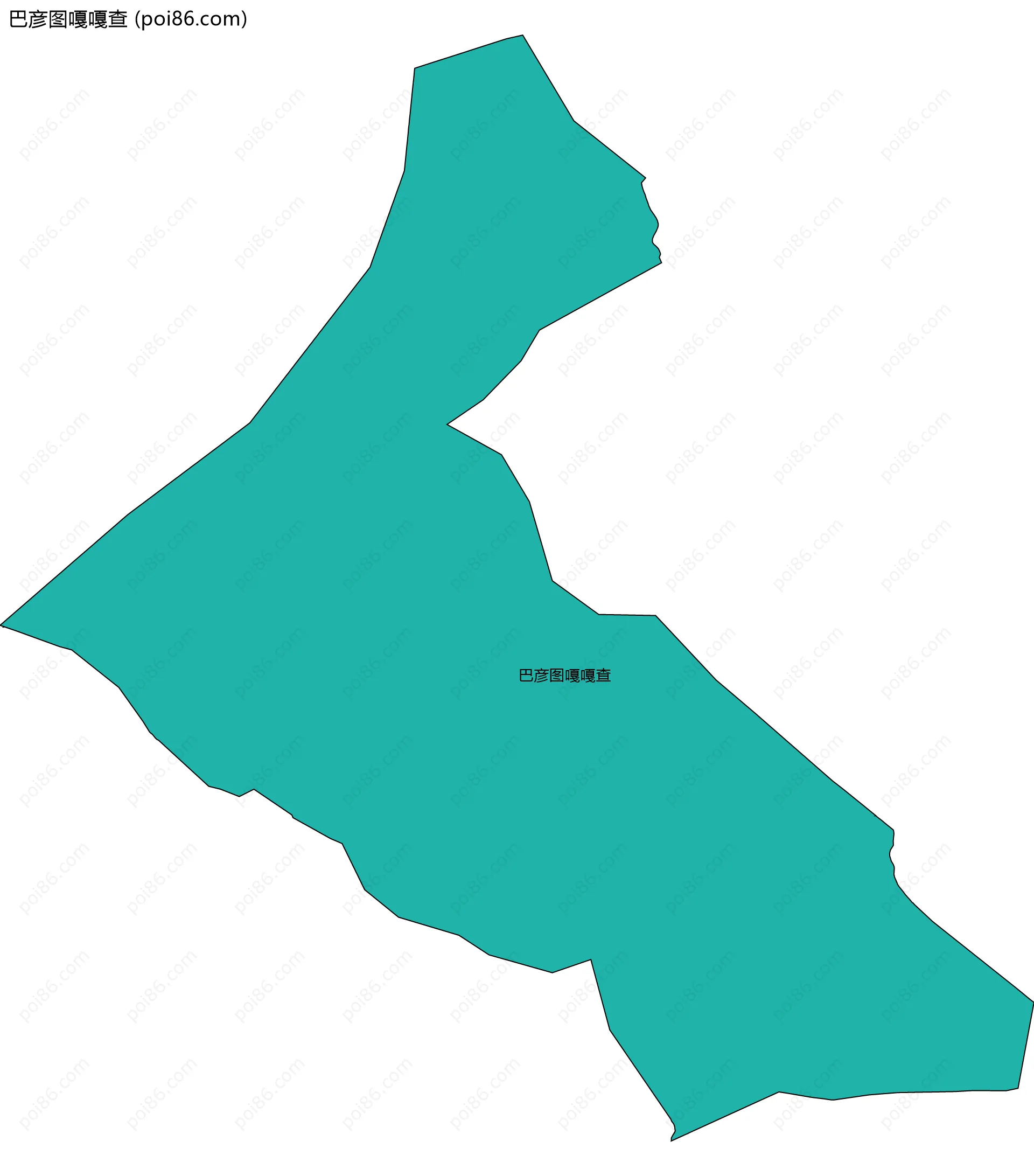 巴彦图嘎嘎查边界地图