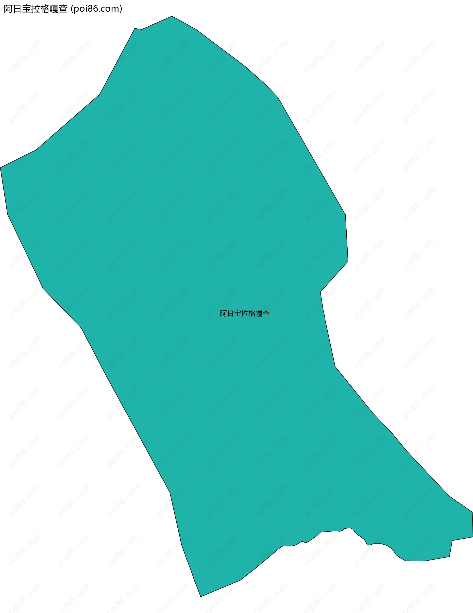 阿日宝拉格嘎查边界地图