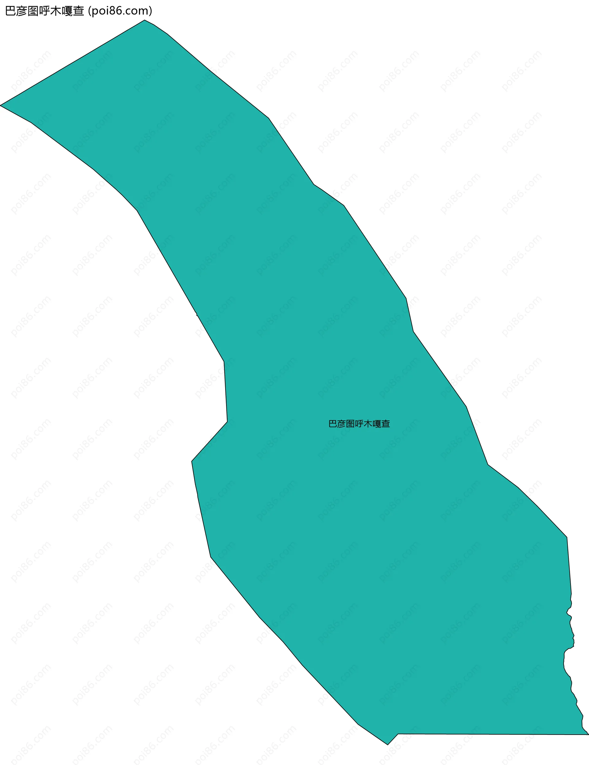巴彦图呼木嘎查边界地图