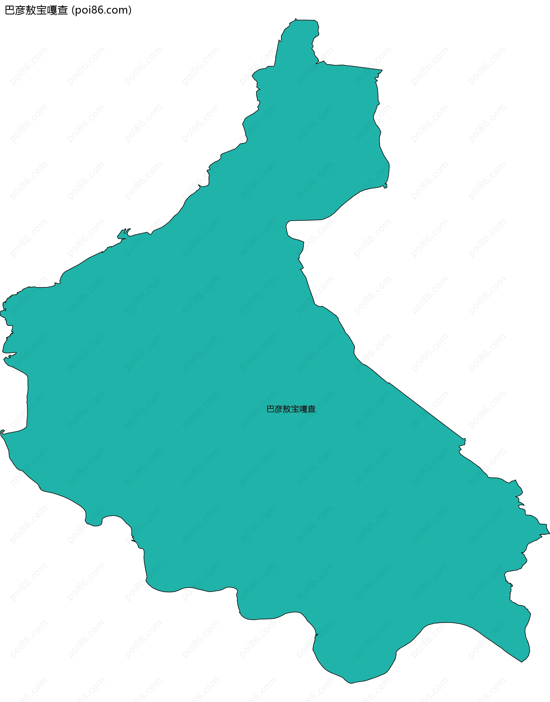 巴彦敖宝嘎查边界地图