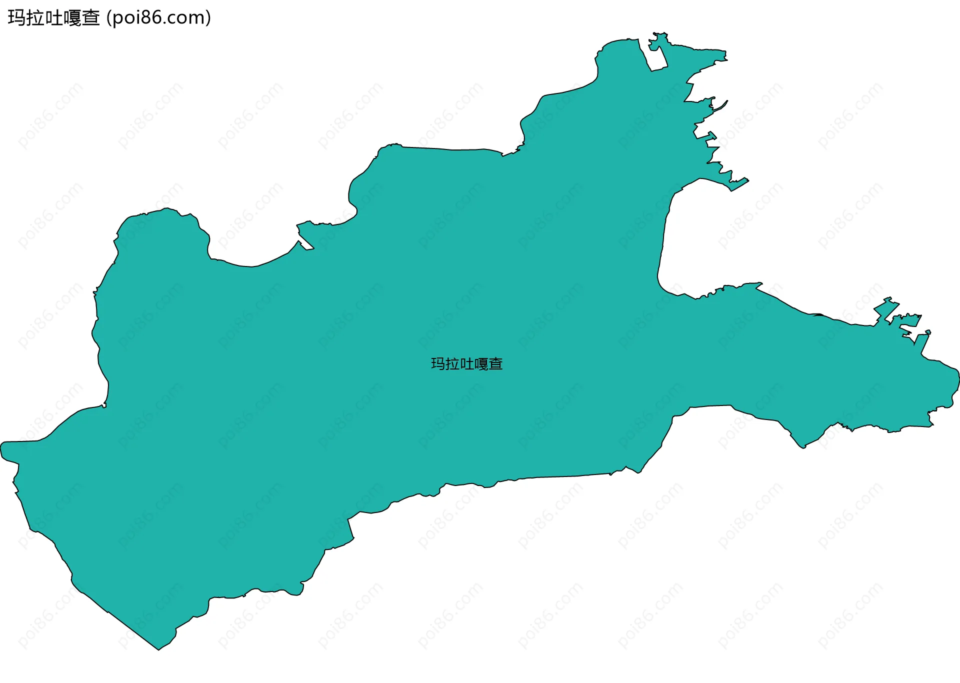 玛拉吐嘎查边界地图