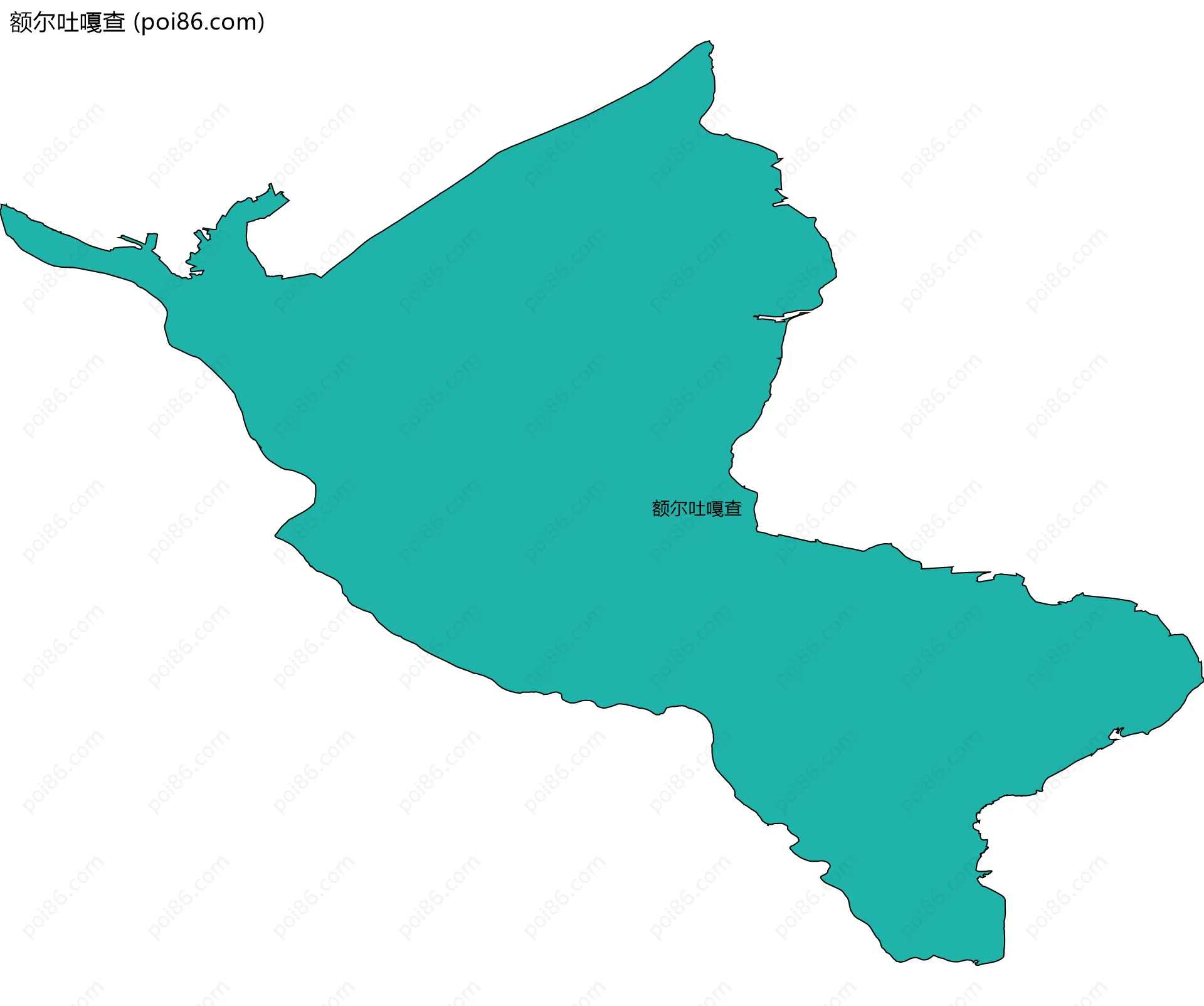 额尔吐嘎查边界地图