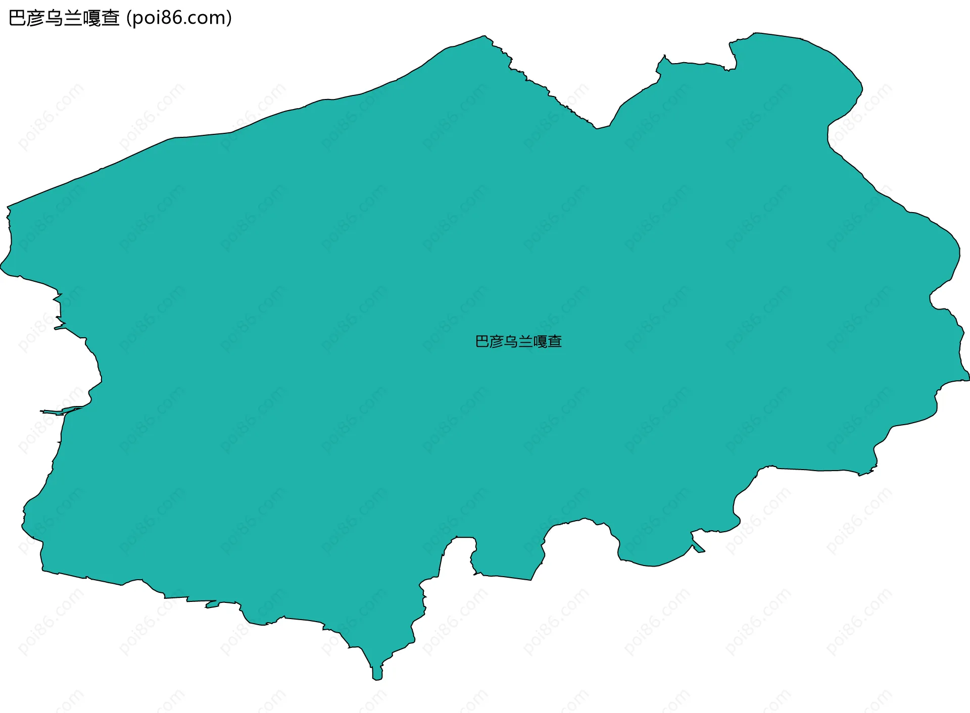巴彦乌兰嘎查边界地图