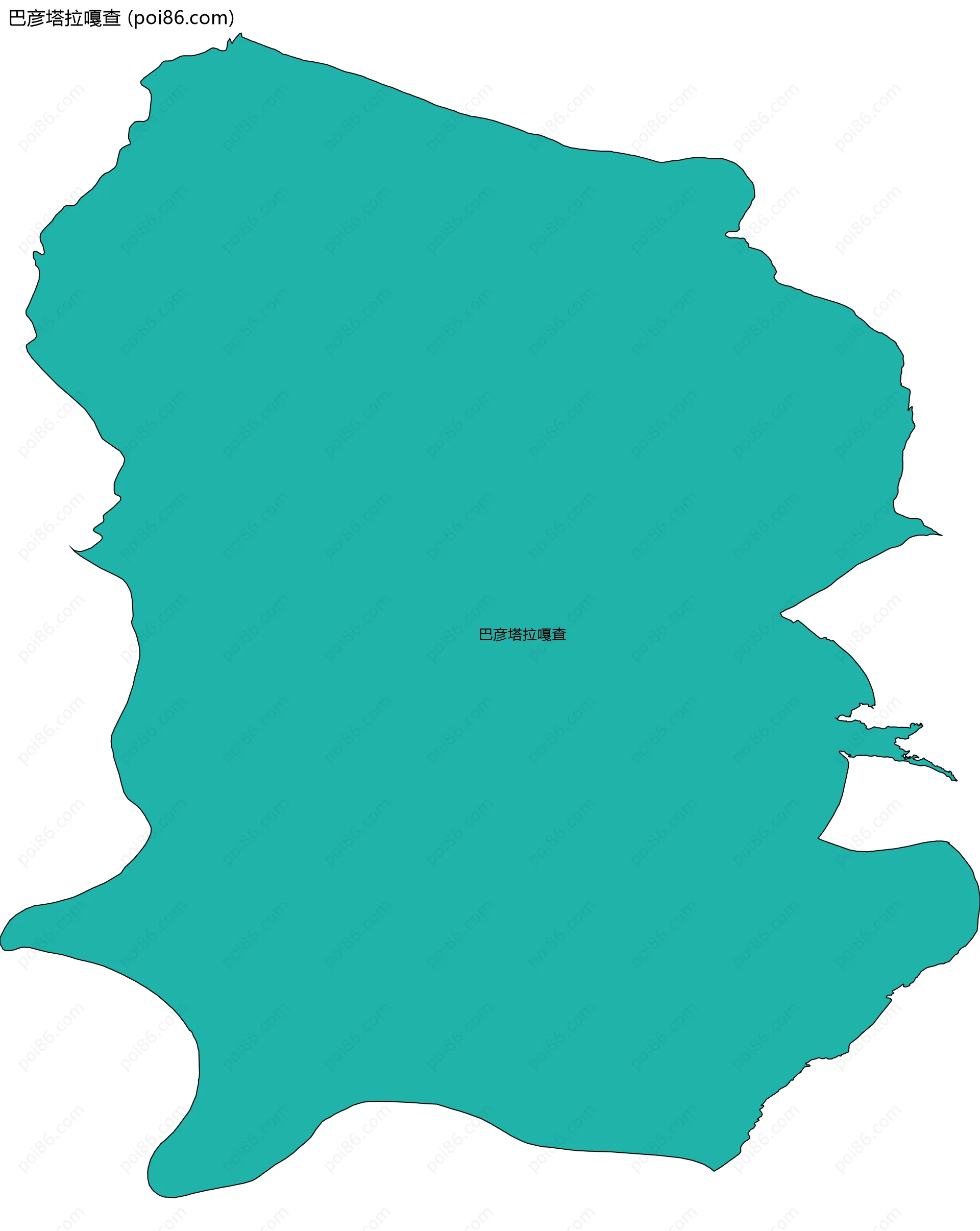 巴彦塔拉嘎查边界地图