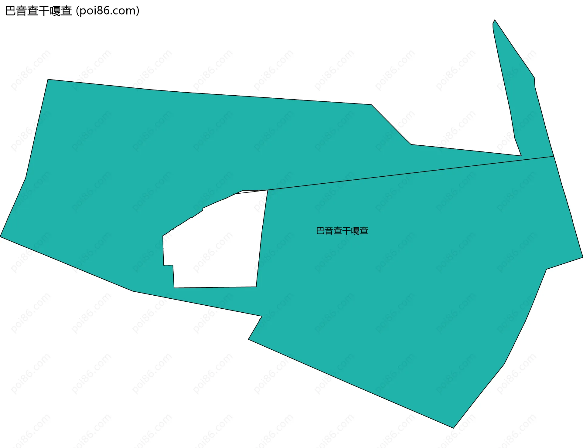 巴音查干嘎查边界地图