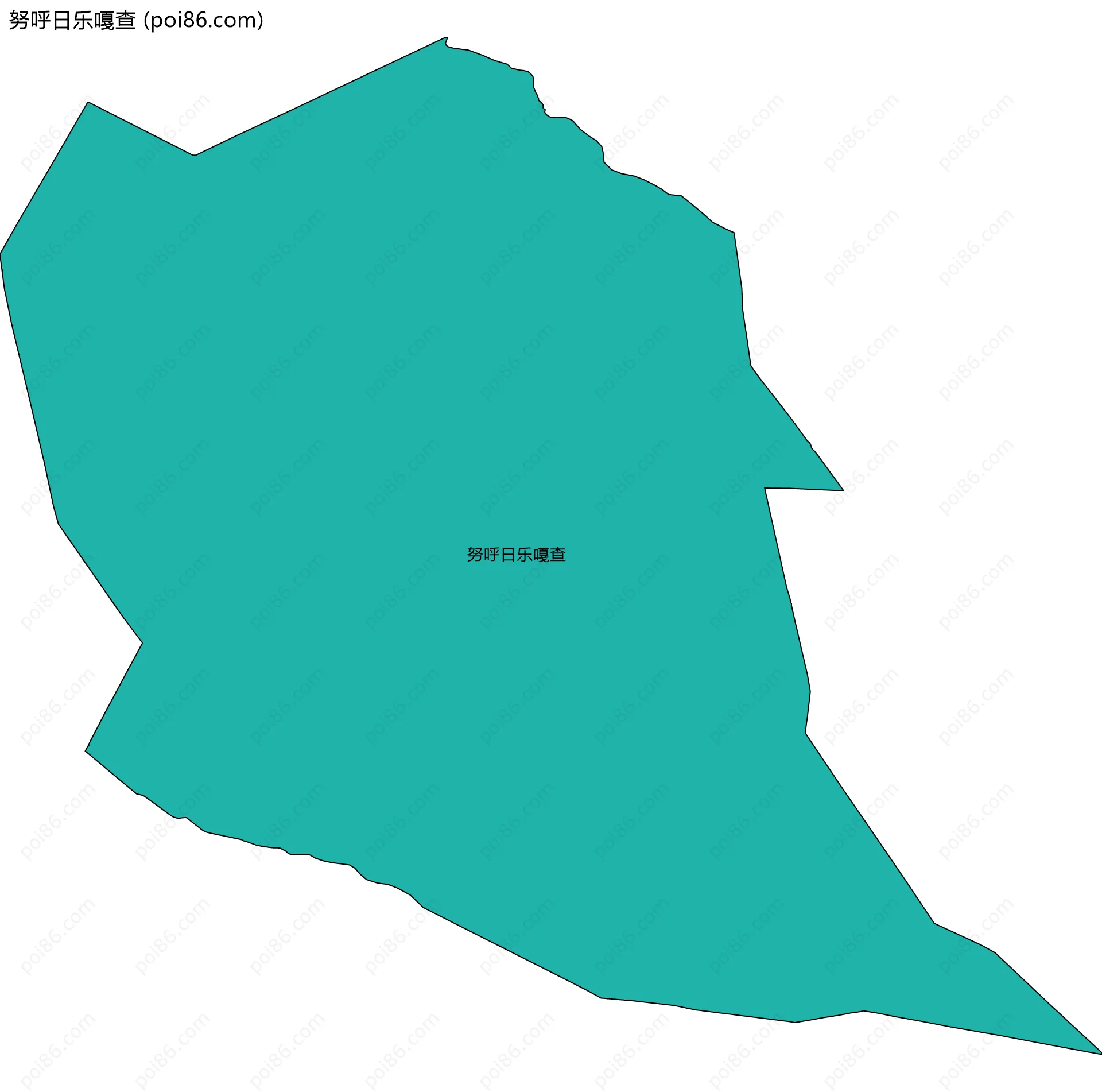 努呼日乐嘎查边界地图