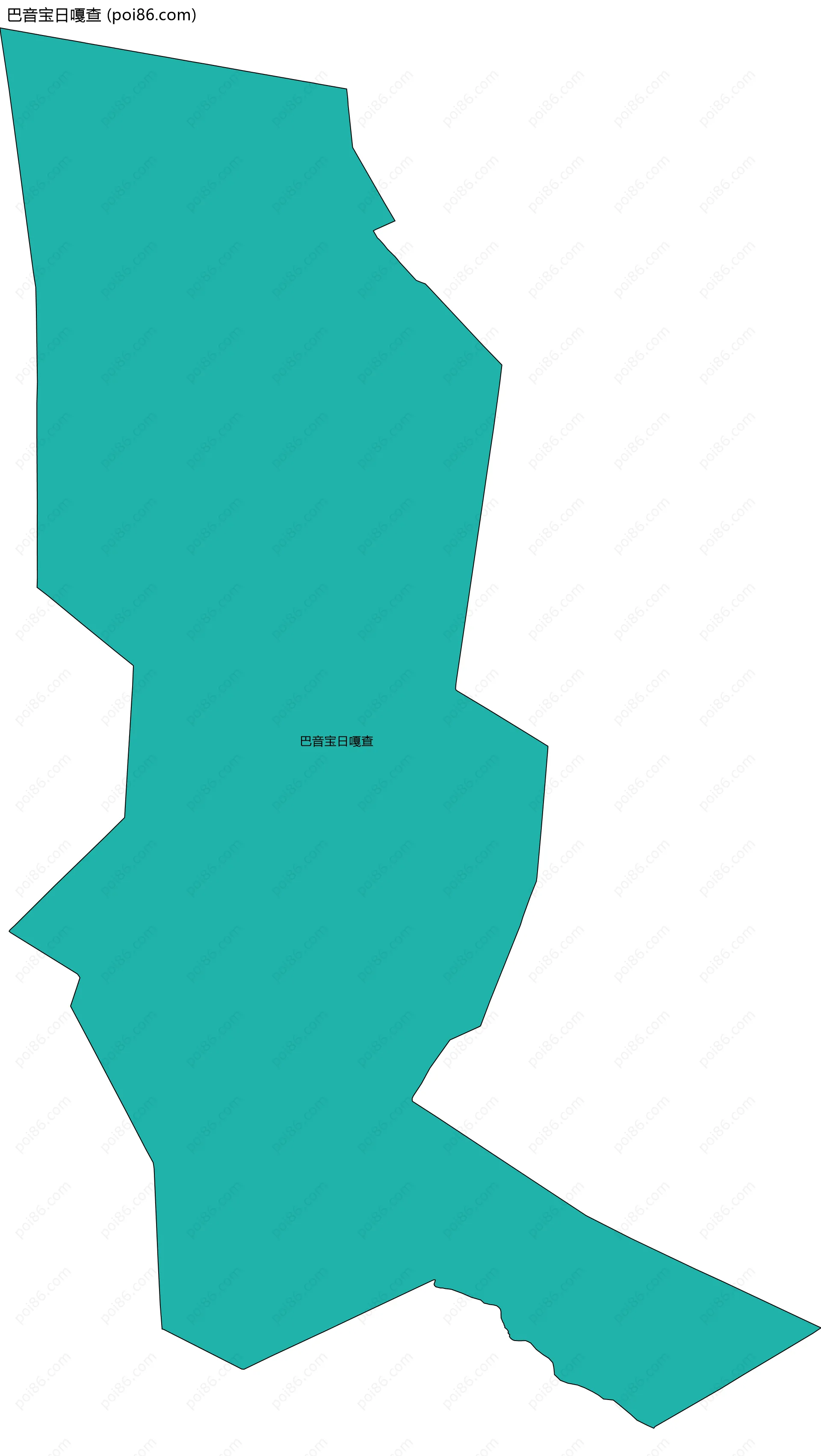 巴音宝日嘎查边界地图