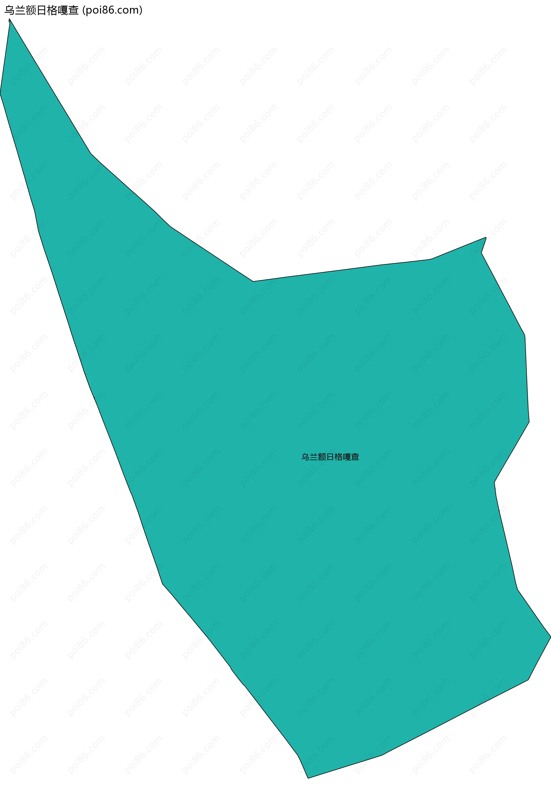 乌兰额日格嘎查边界地图