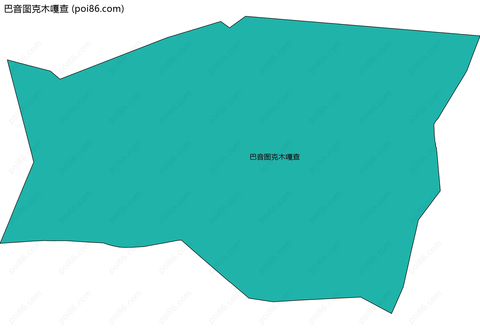 巴音图克木嘎查边界地图