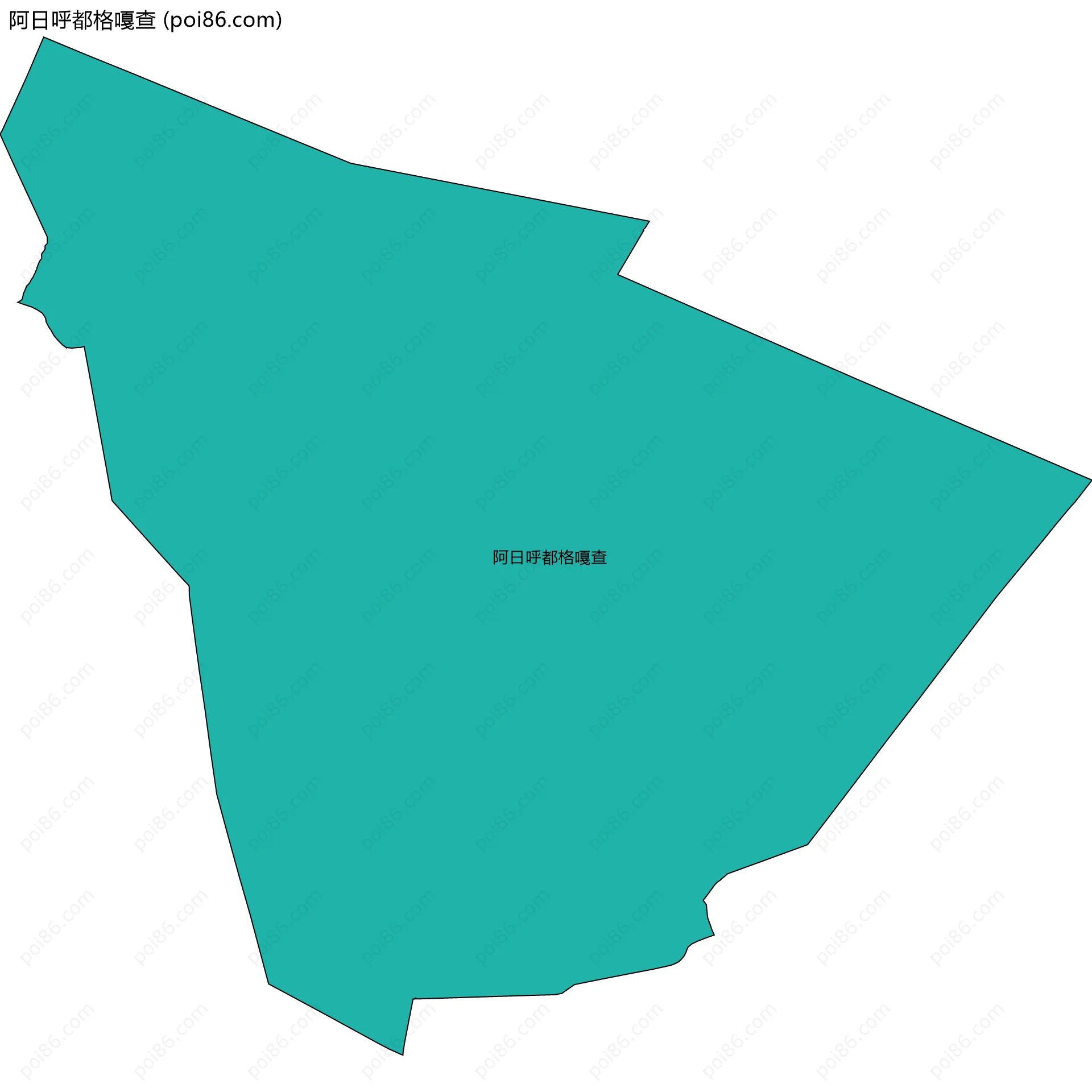 阿日呼都格嘎查边界地图