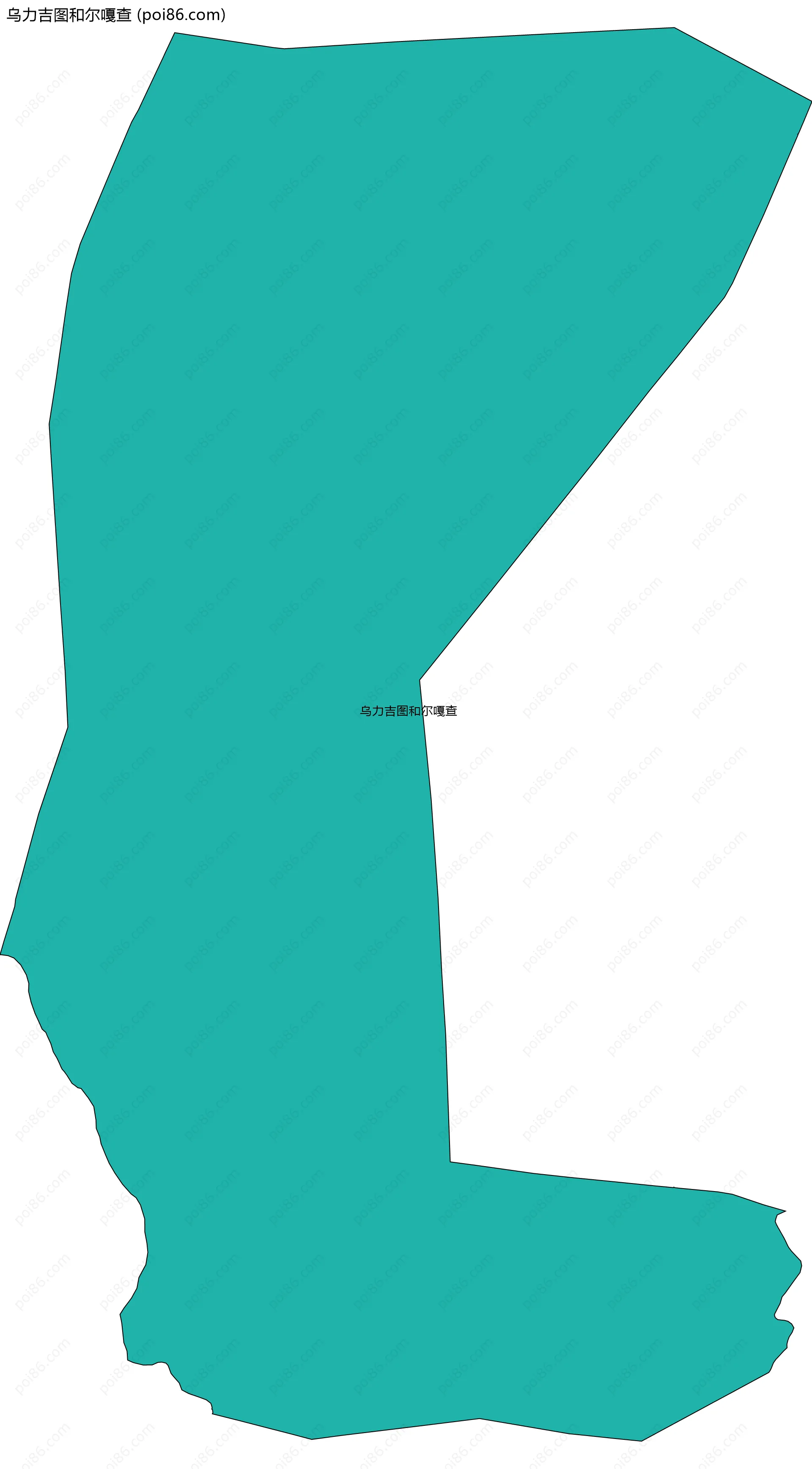 乌力吉图和尔嘎查边界地图