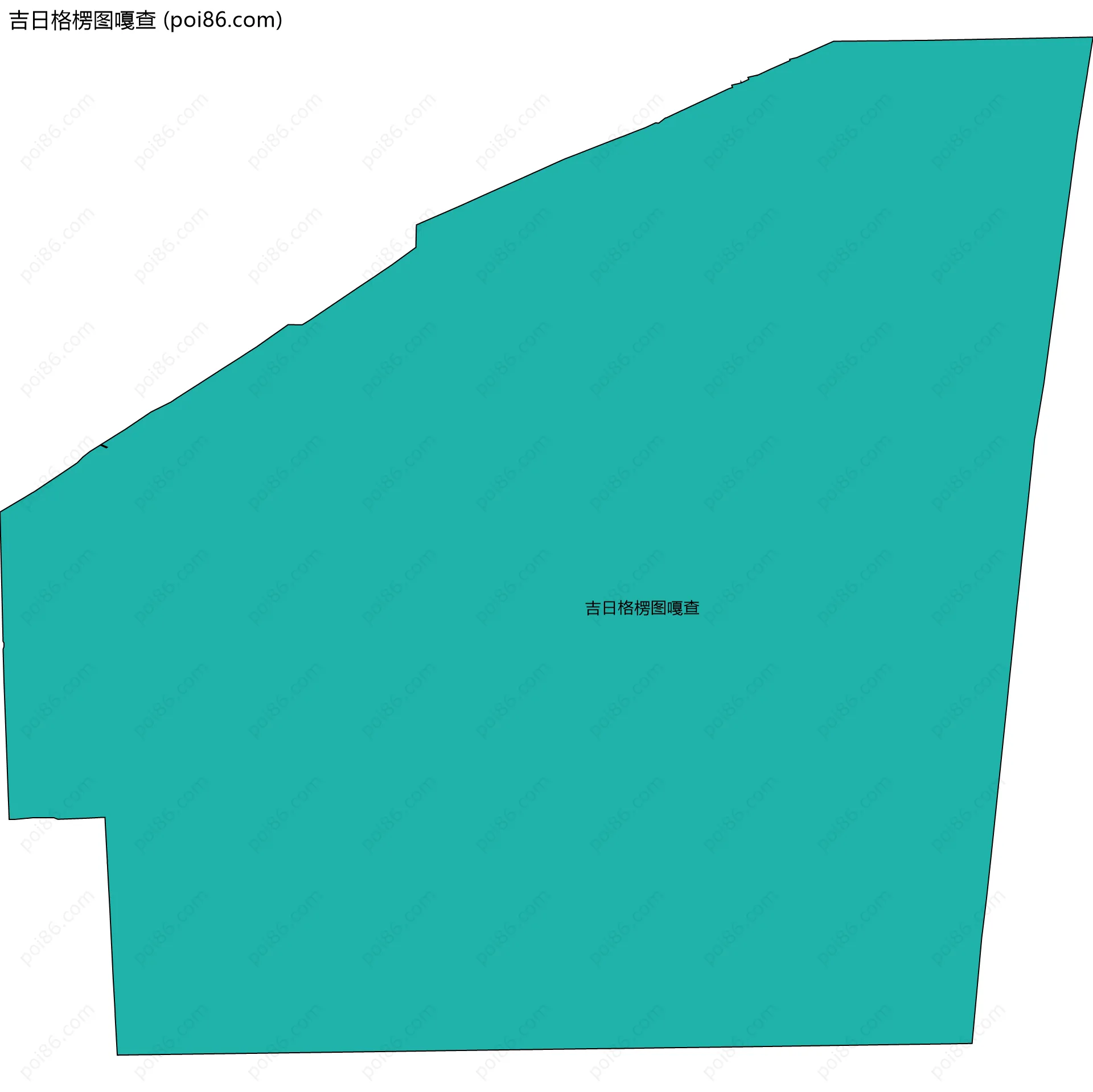 吉日格楞图嘎查边界地图